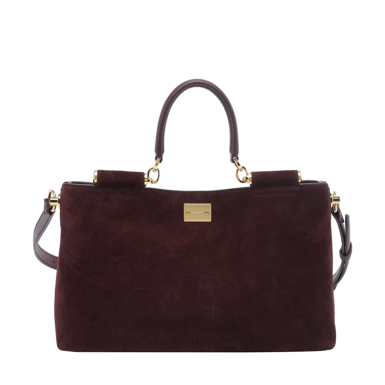 Dolce&Gabbana Women Medium Suede Vittoria Handbag DOLCE & GABBANA