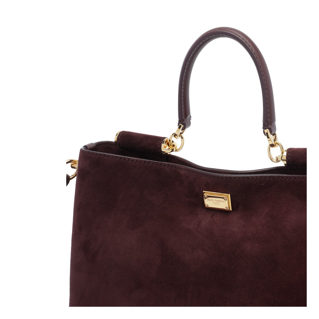 Dolce&Gabbana Women Medium Suede Vittoria Handbag DOLCE & GABBANA
