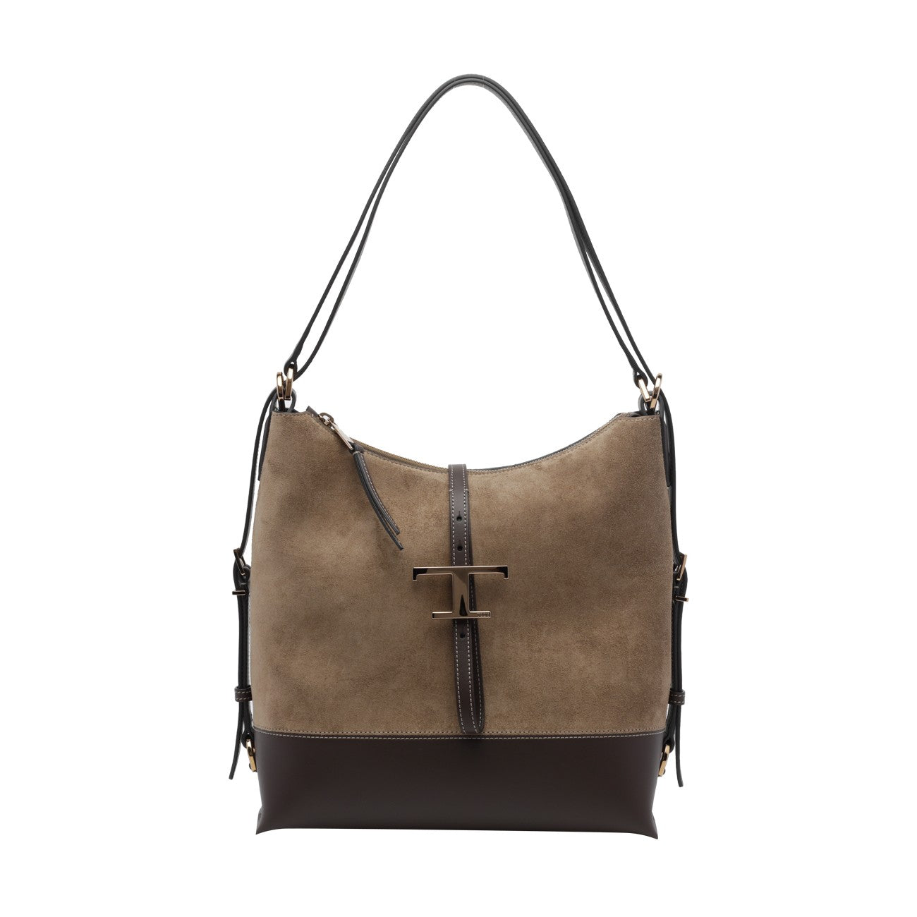 Tod's Women Medium T-Timeless Suede Backpack And Shoulder Bag TOD'S