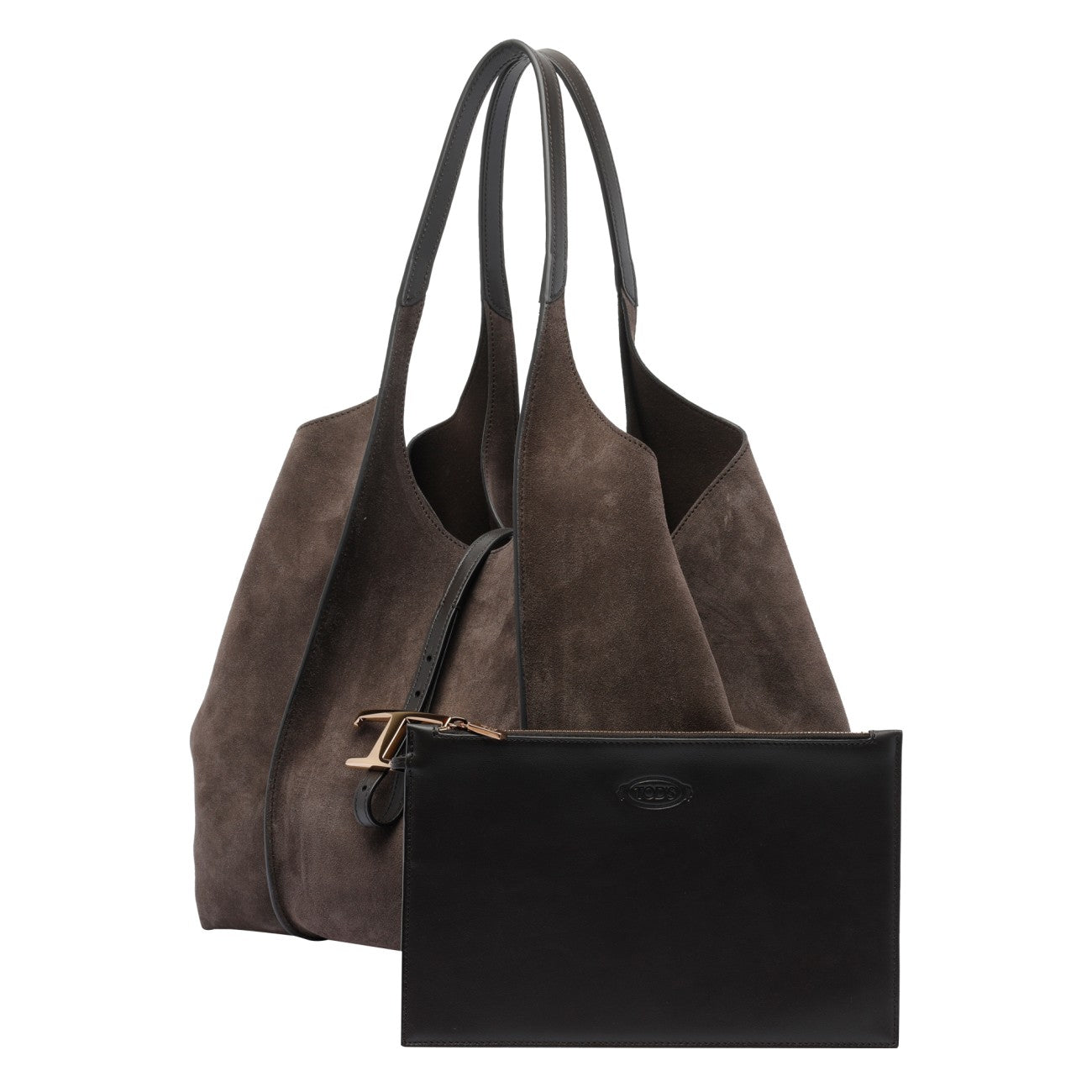 Tod's Women Medium  T-Timeless Suede Shopping Bag TOD'S