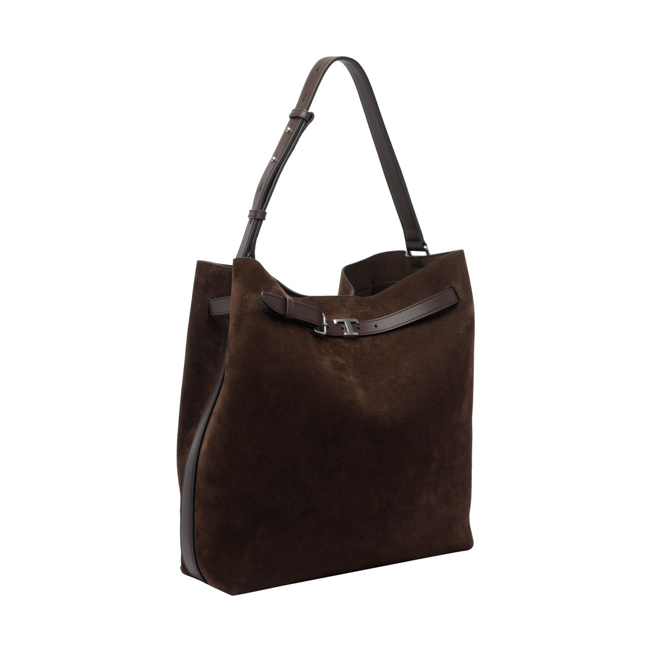 Tod's Men Medium Tim Suede Hobo Bag TOD'S