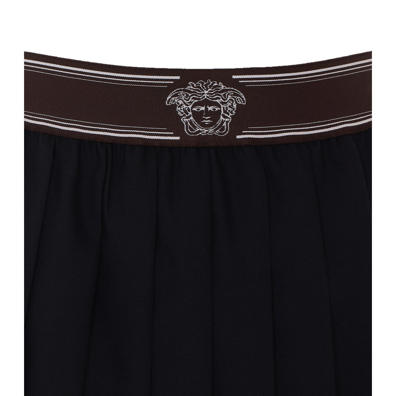 Versace Women Medusa Motif Mini Pleated Skirt VERSACE