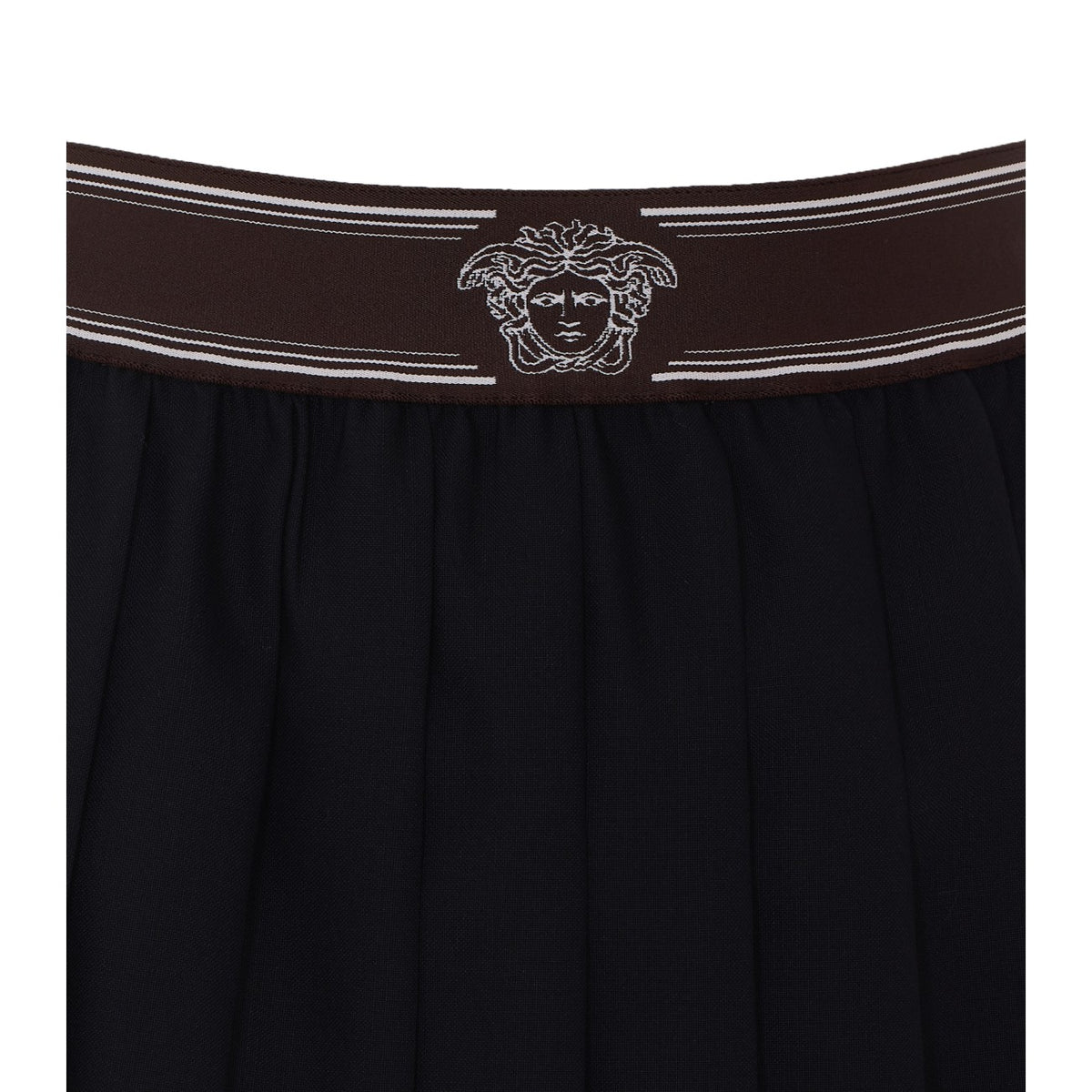 Versace Women Medusa Motif Mini Pleated Skirt VERSACE