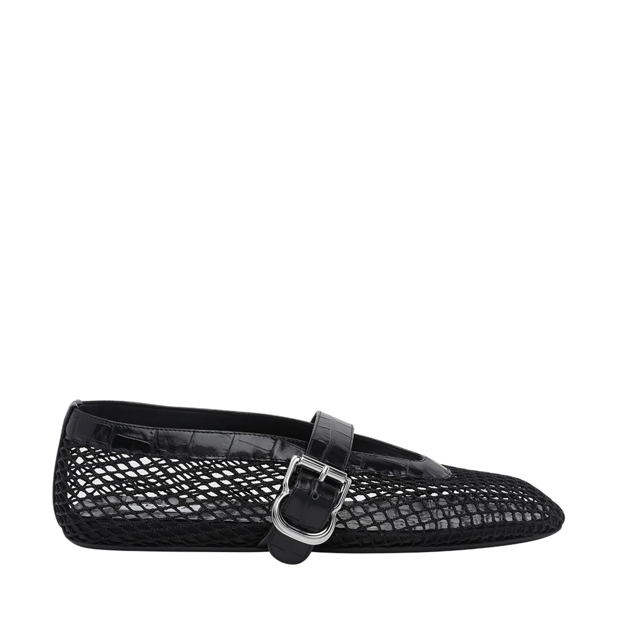 Alaia Women Mesh Flat Ballets ALAIA