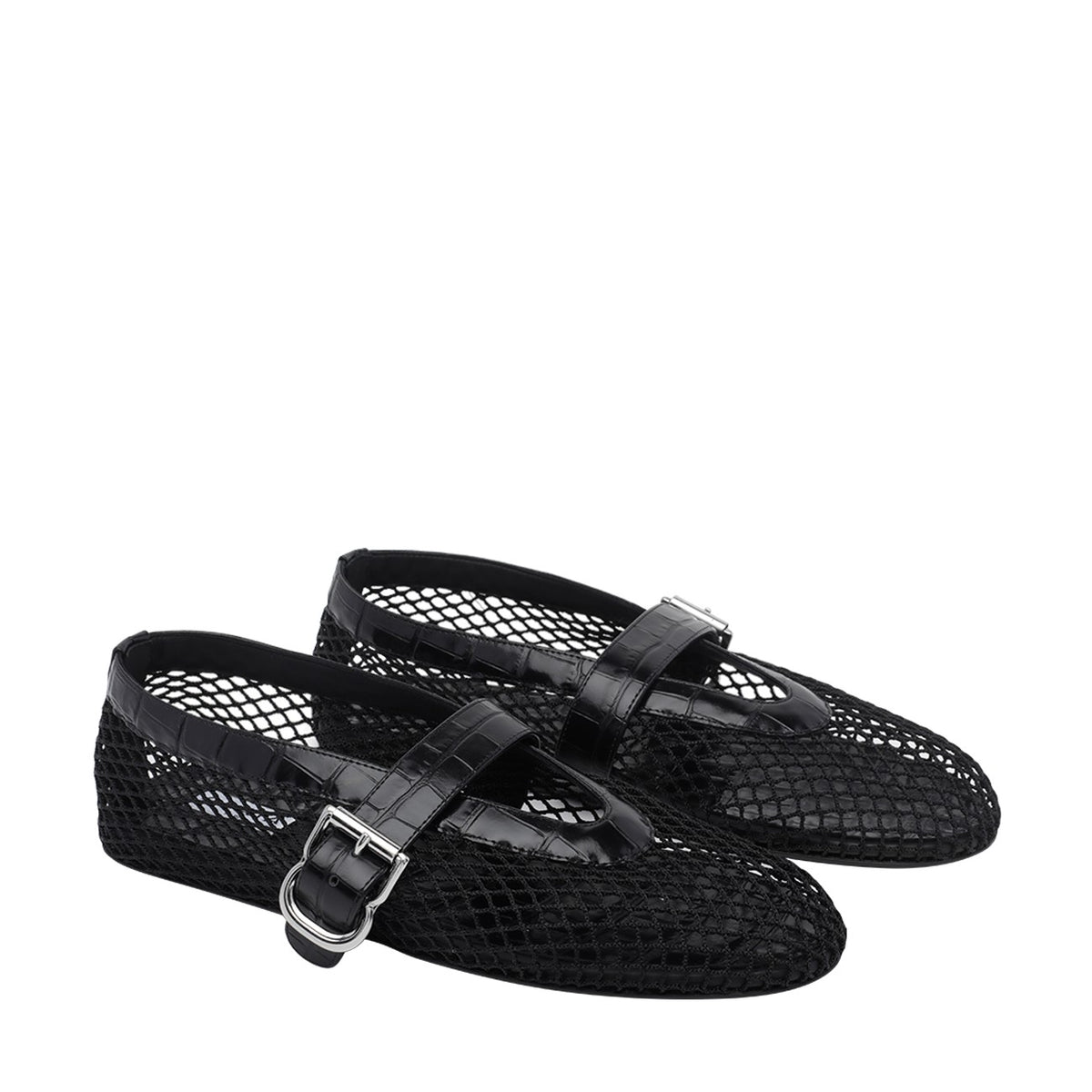 Alaia Women Mesh Flat Ballets ALAIA