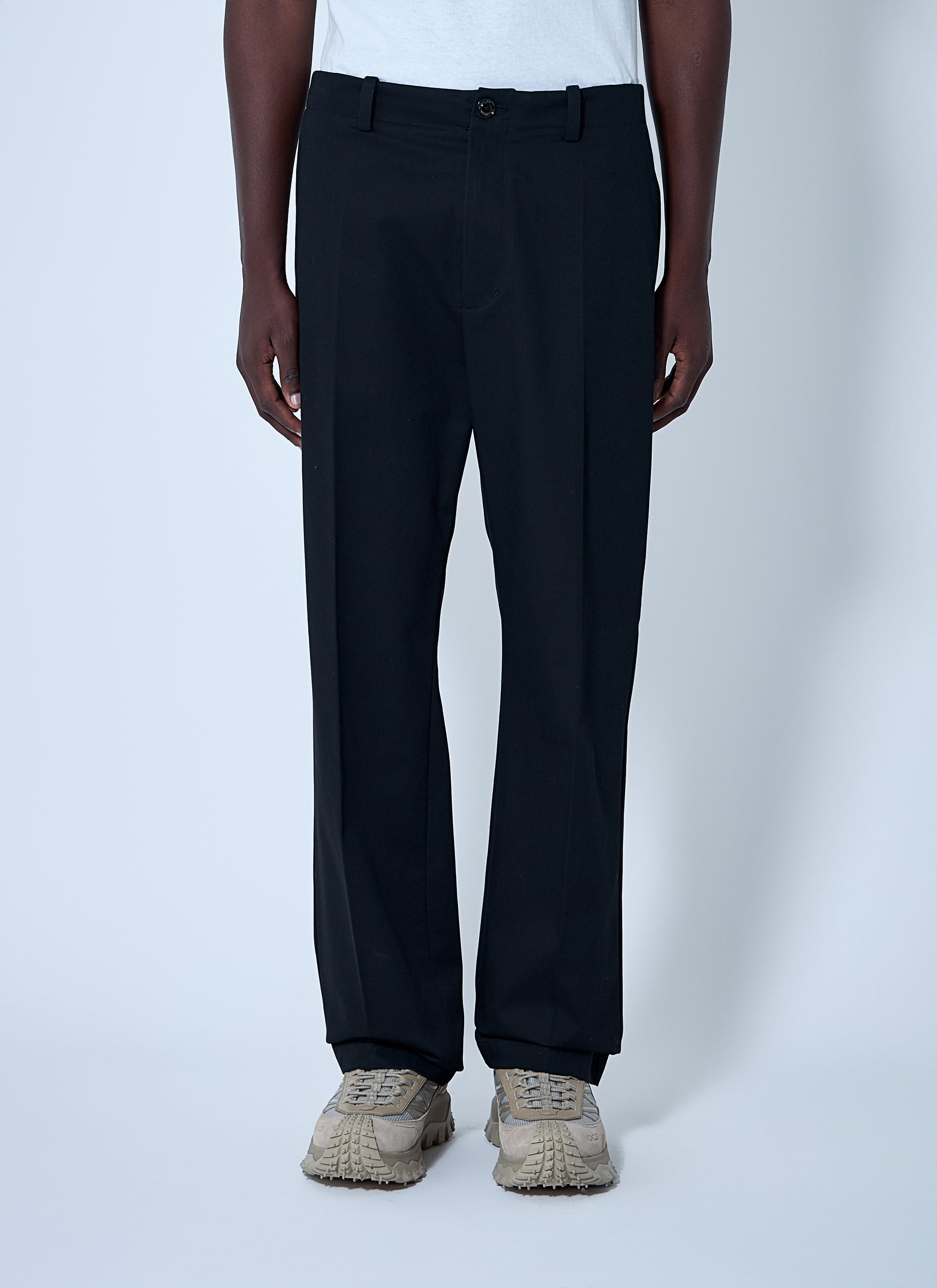 Moncler X Frgmt Hiroshi Fujiwara Men Logo Print Pants MONCLER