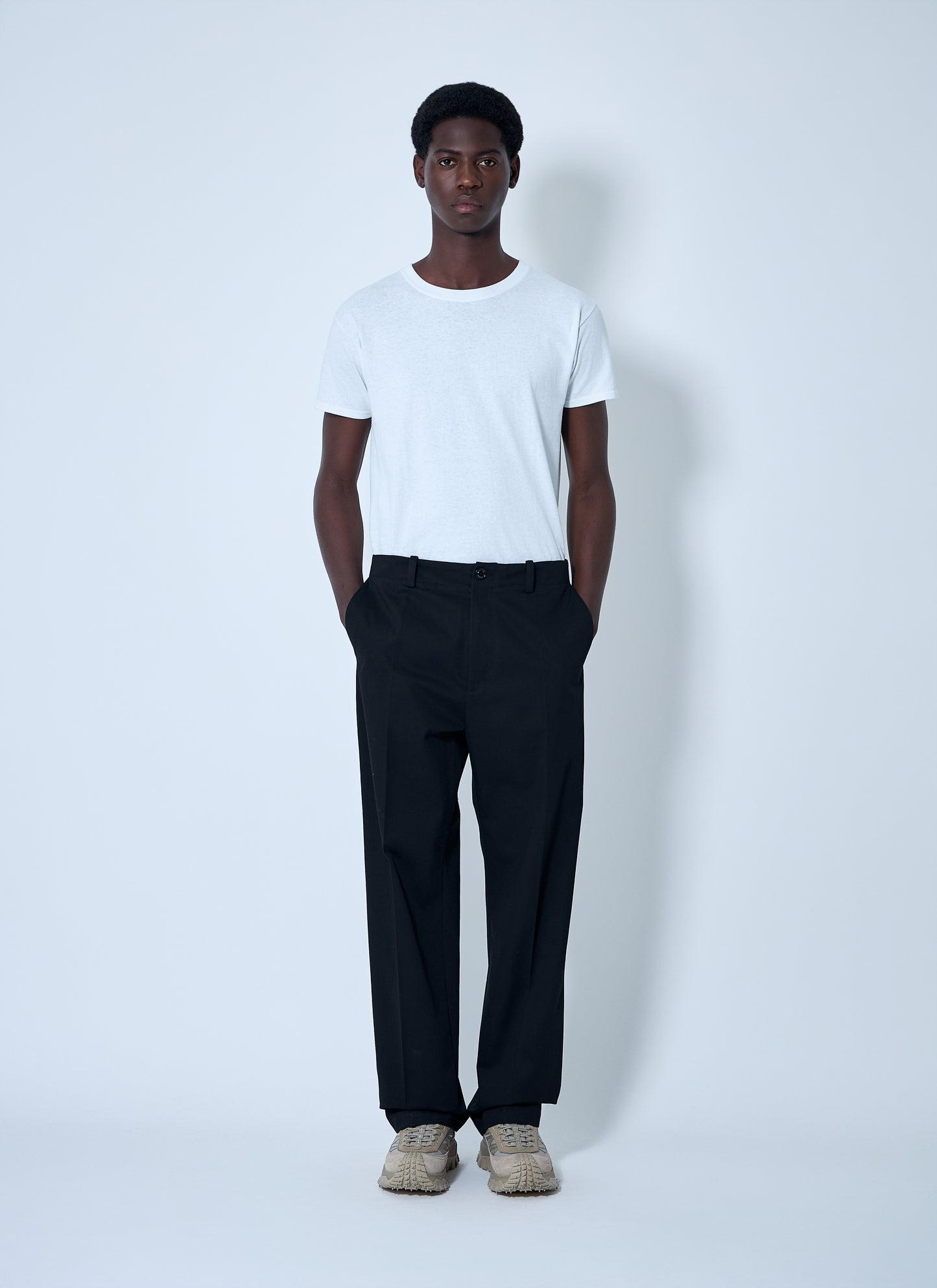 Moncler X Frgmt Hiroshi Fujiwara Men Logo Print Pants MONCLER