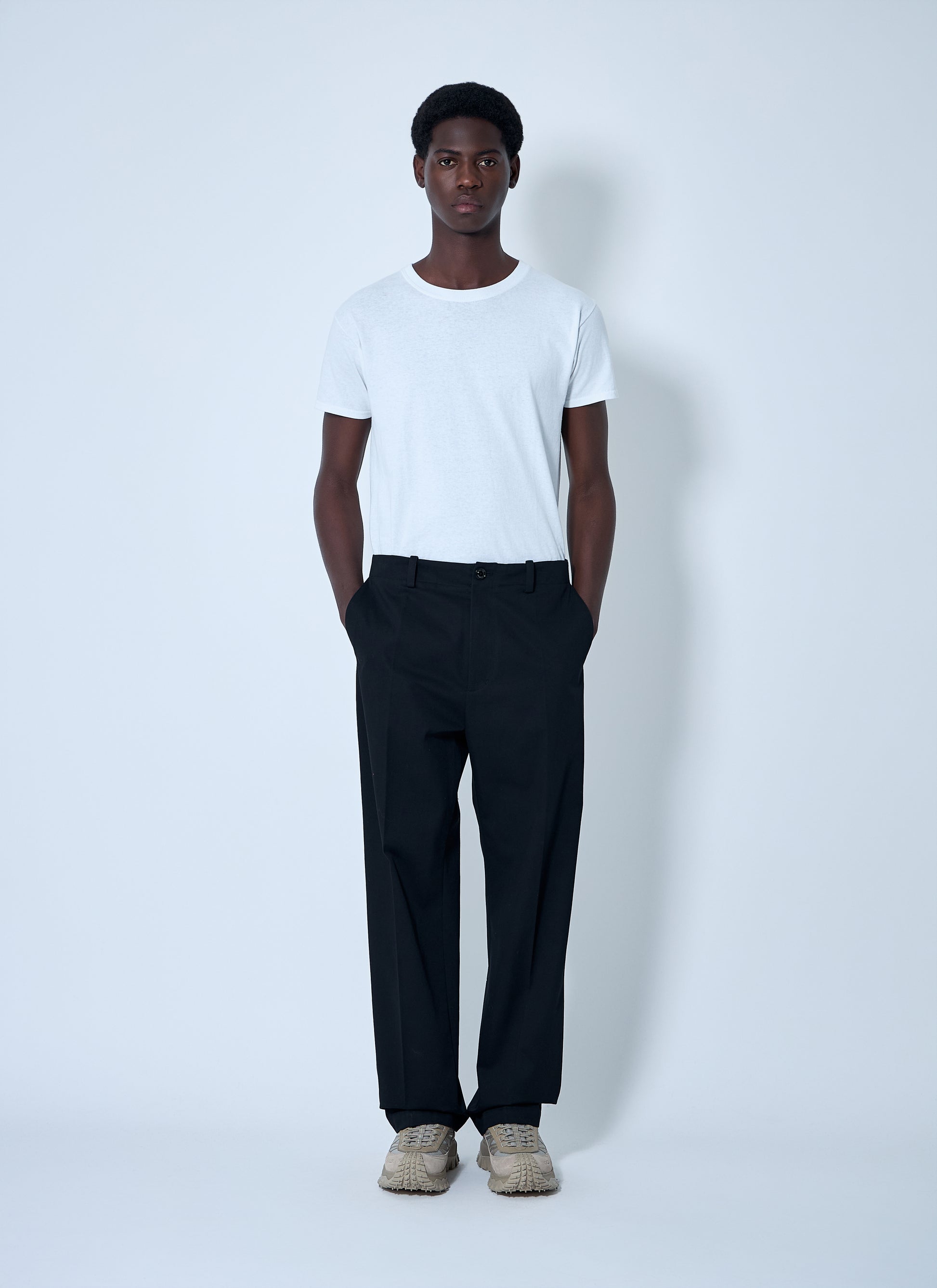 Moncler X Frgmt Hiroshi Fujiwara Men Logo Print Pants MONCLER