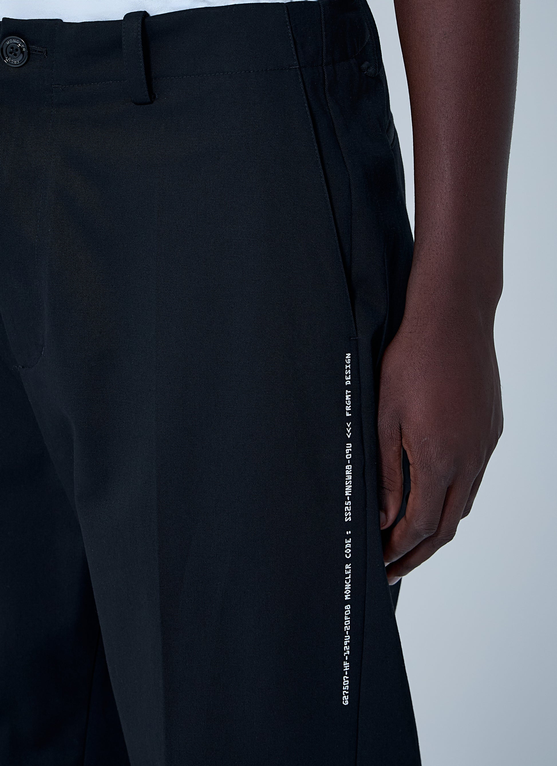 Moncler X Frgmt Hiroshi Fujiwara Men Logo Print Pants MONCLER