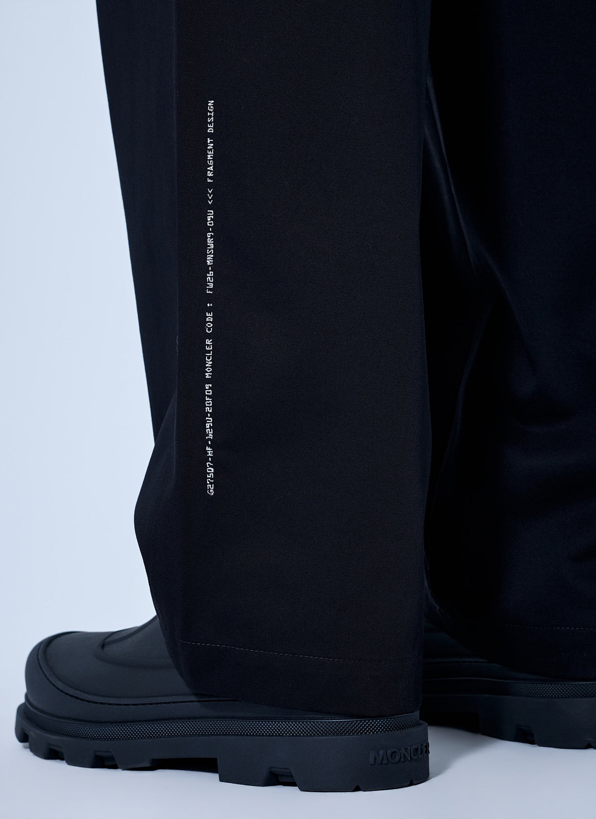 Moncler X Frgmt Hiroshi Fujiwara Men Pleated Wide-Leg Trousers MONCLER