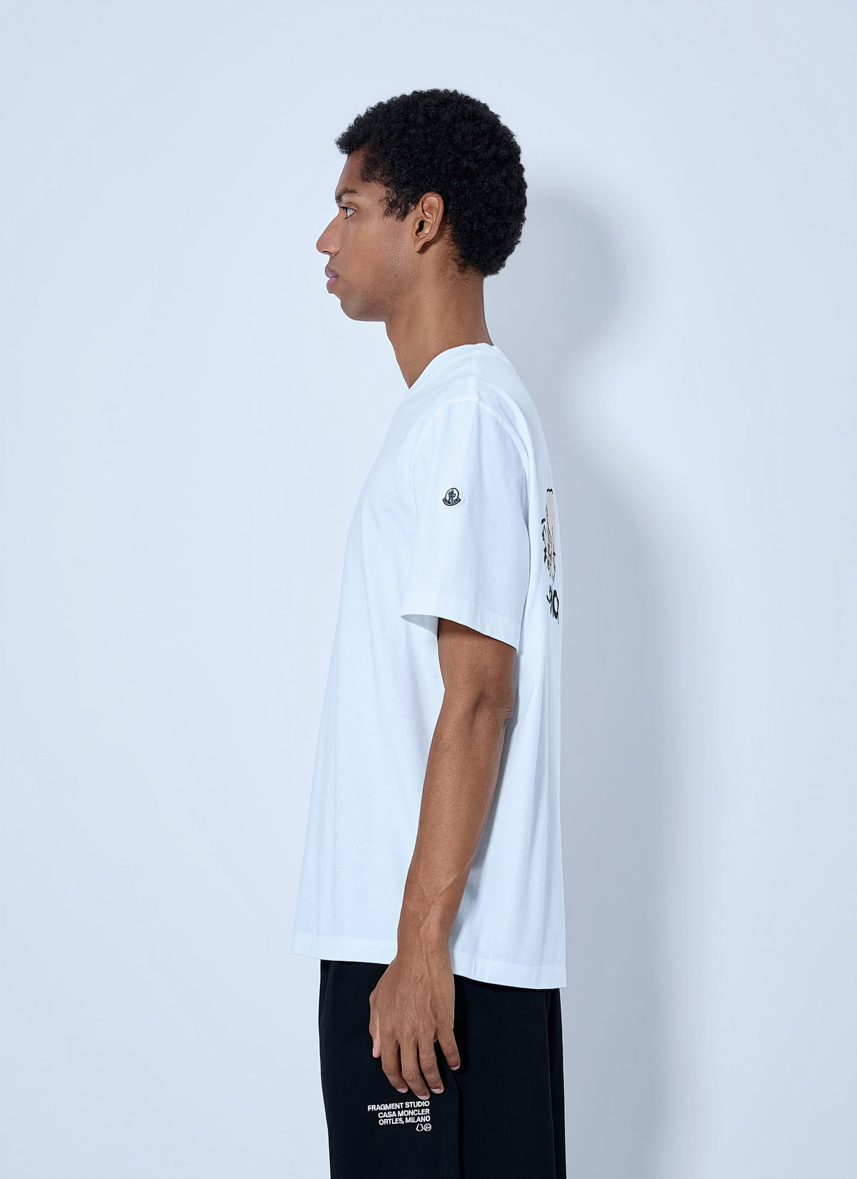 Moncler X Frgmt Hiroshi Fujiwara Men Logo Motif T-Shirt MONCLER