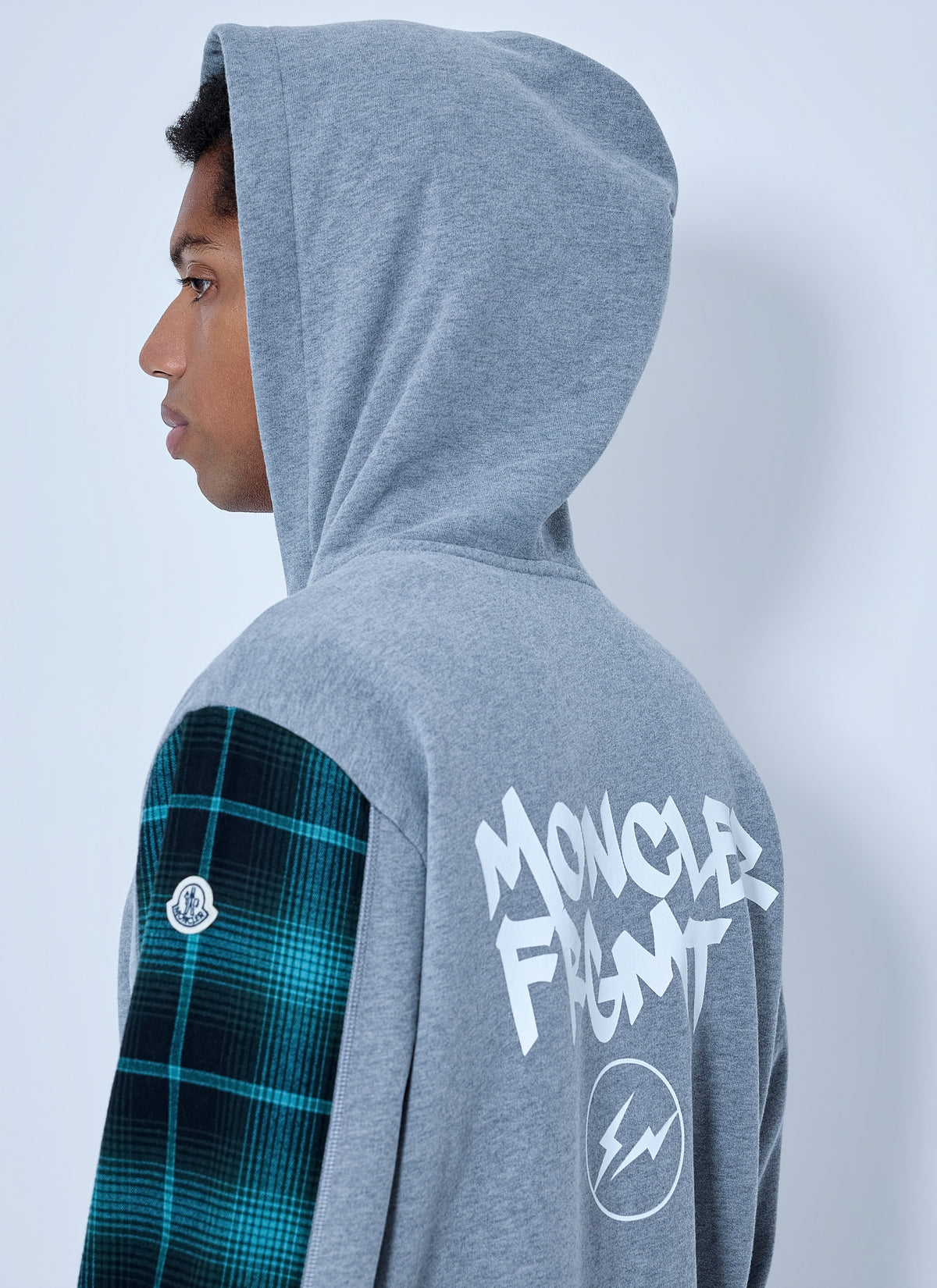 Moncler X Frgmt Hiroshi Fujiwara Men Hooded Zip Sweatshirt MONCLER