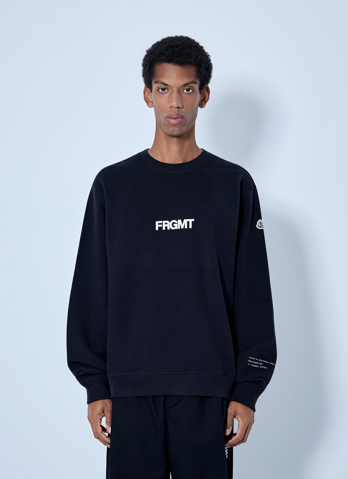 Moncler X Frgmt Hiroshi Fujiwara Men Logo Print Sweatshirt MONCLER
