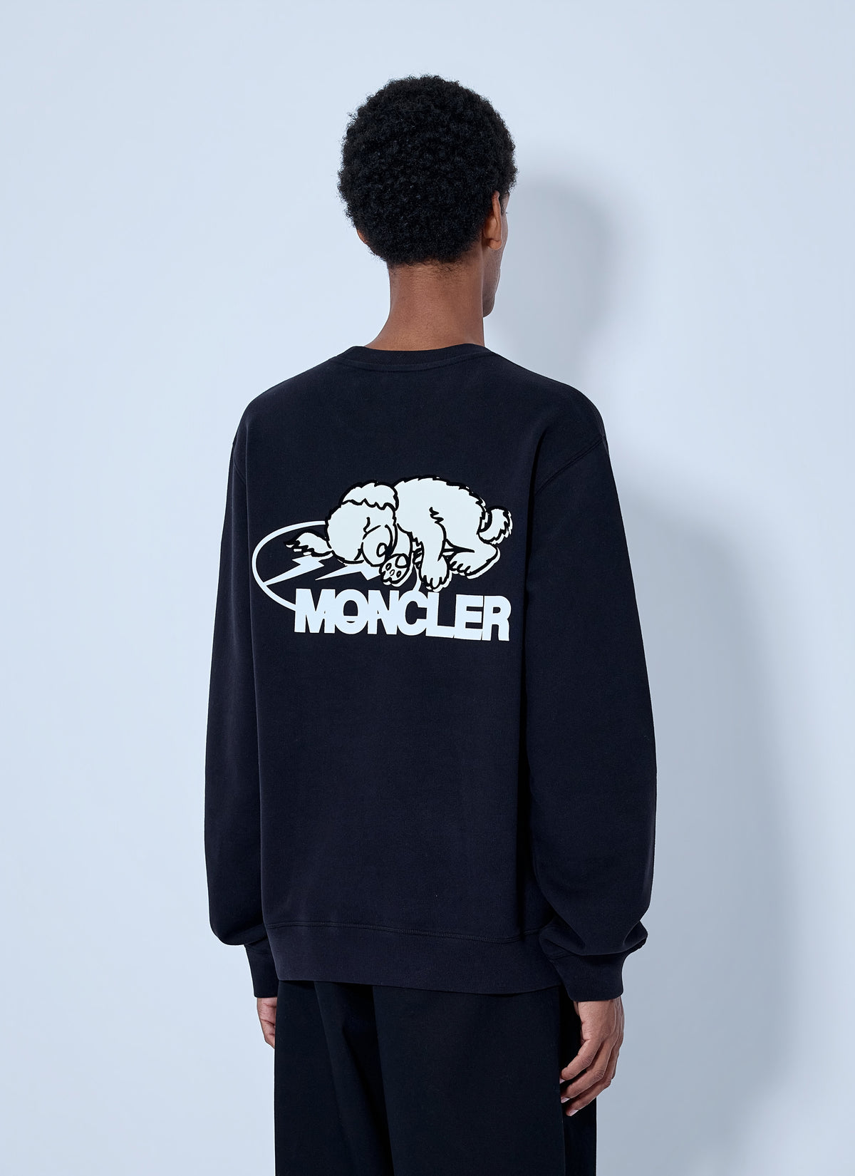 Moncler X Frgmt Hiroshi Fujiwara Men Logo Print Sweatshirt MONCLER