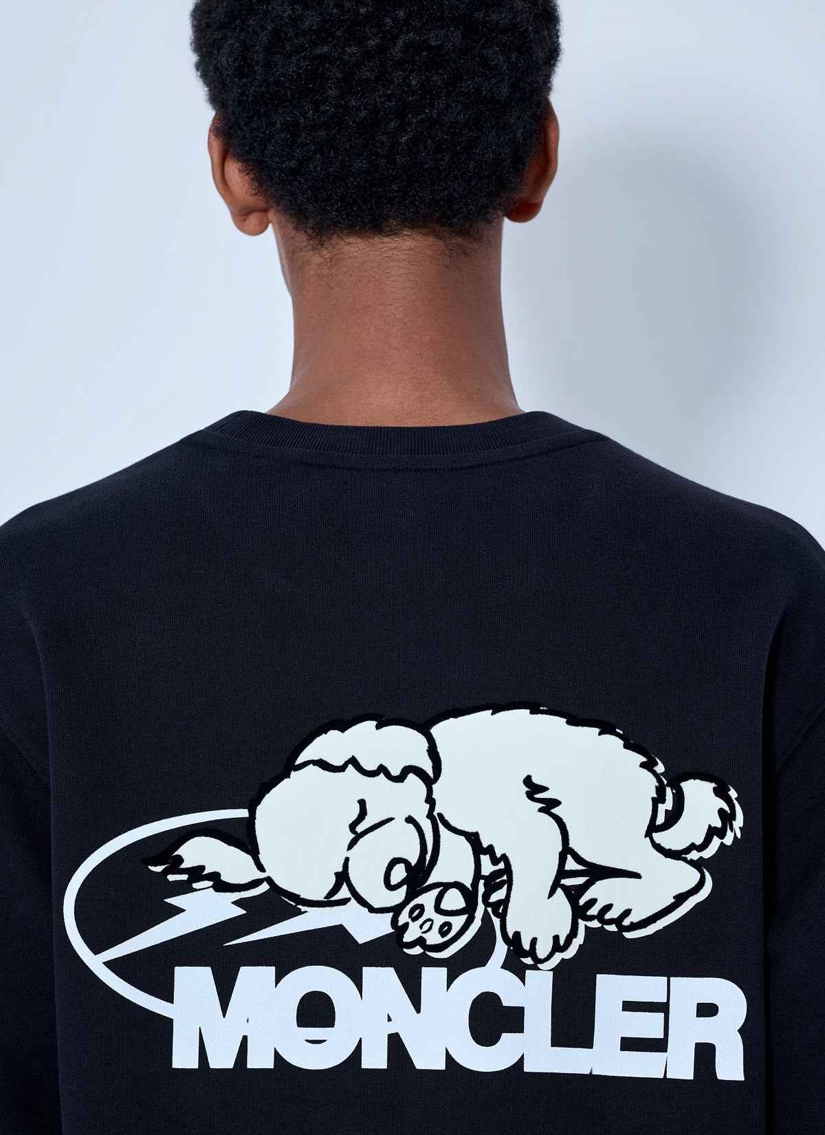 Moncler X Frgmt Hiroshi Fujiwara Men Logo Print Sweatshirt MONCLER