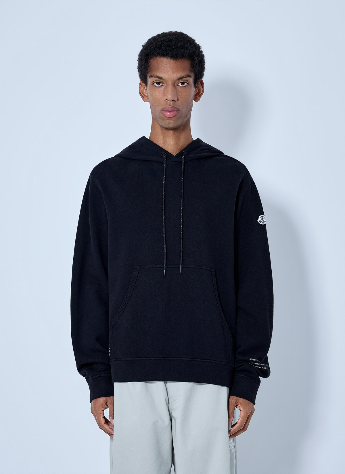 Moncler X Frgmt Hiroshi Fujiwara Men Hooded Sweatshirt With Patch Detail MONCLER