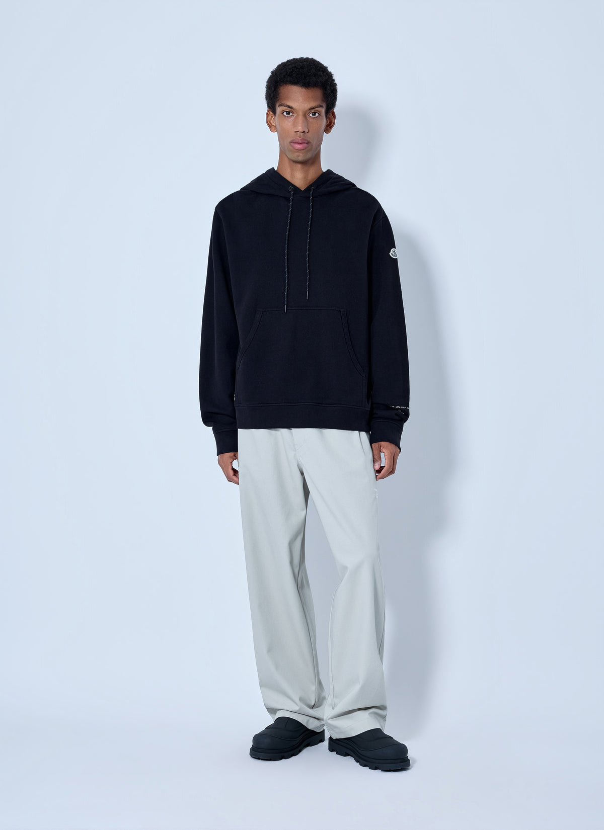 Moncler X Frgmt Hiroshi Fujiwara Men Hooded Sweatshirt With Patch Detail MONCLER