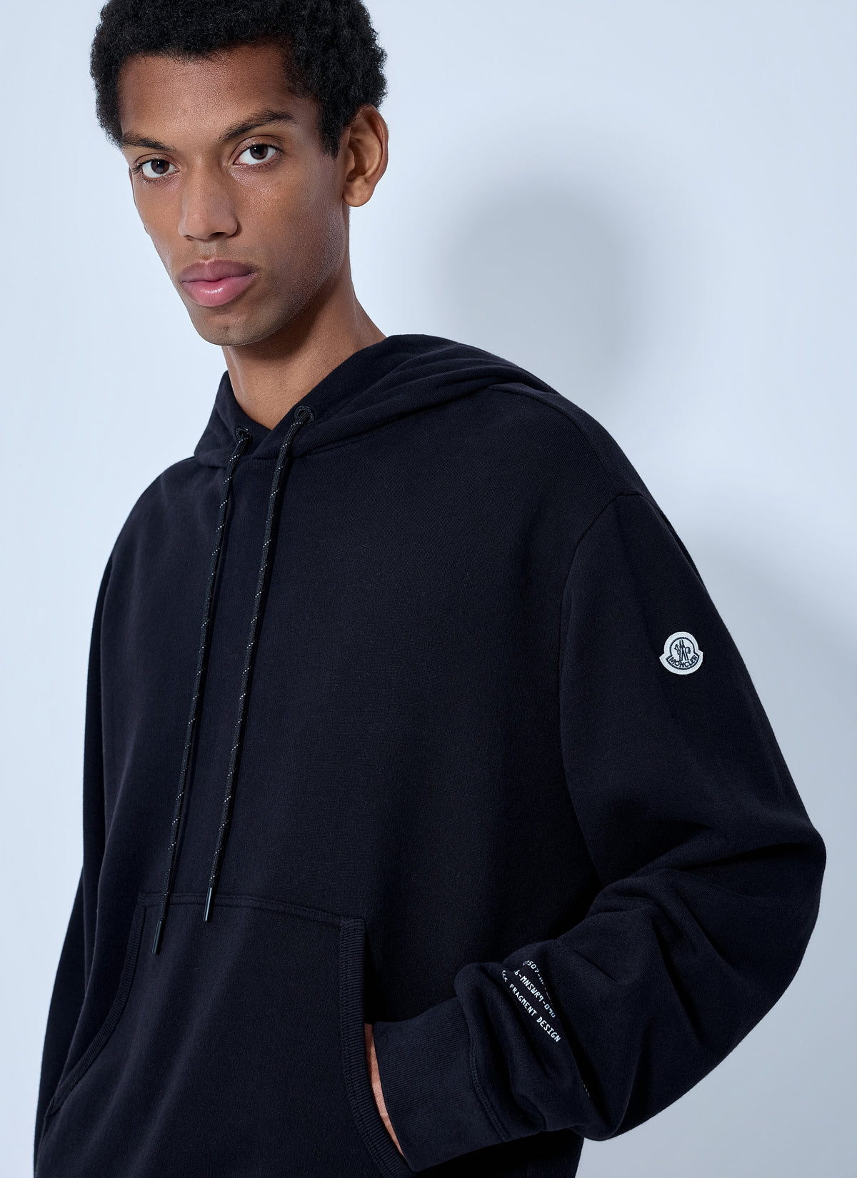 Moncler X Frgmt Hiroshi Fujiwara Men Hooded Sweatshirt With Patch Detail MONCLER