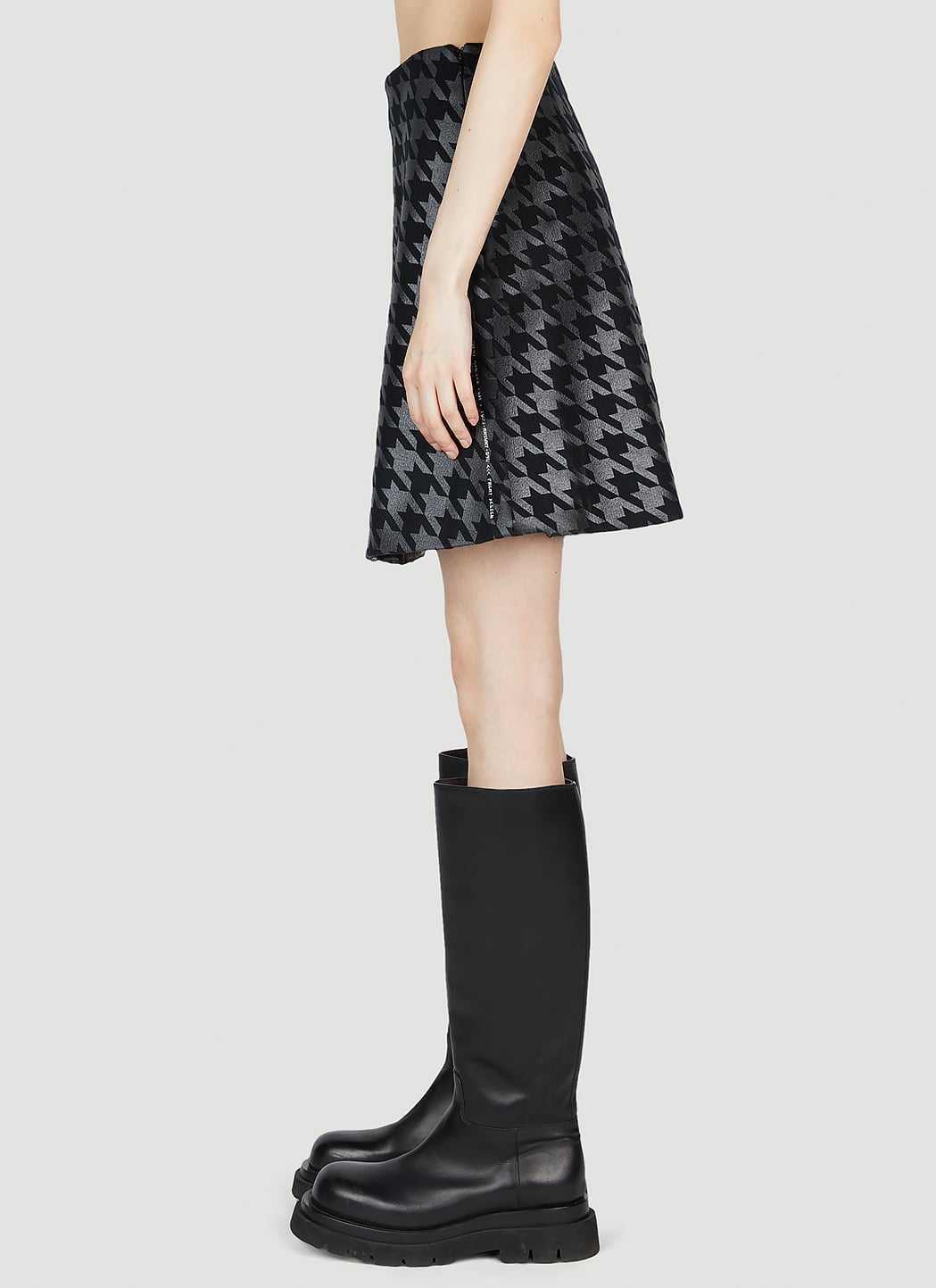 7 Moncler Fragment Women Houndstooth Mini Skirt MONCLER