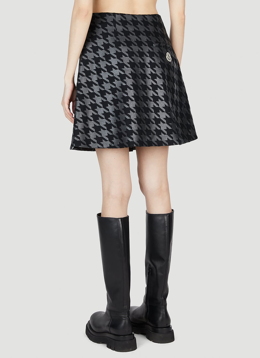 7 Moncler Fragment Women Houndstooth Mini Skirt MONCLER