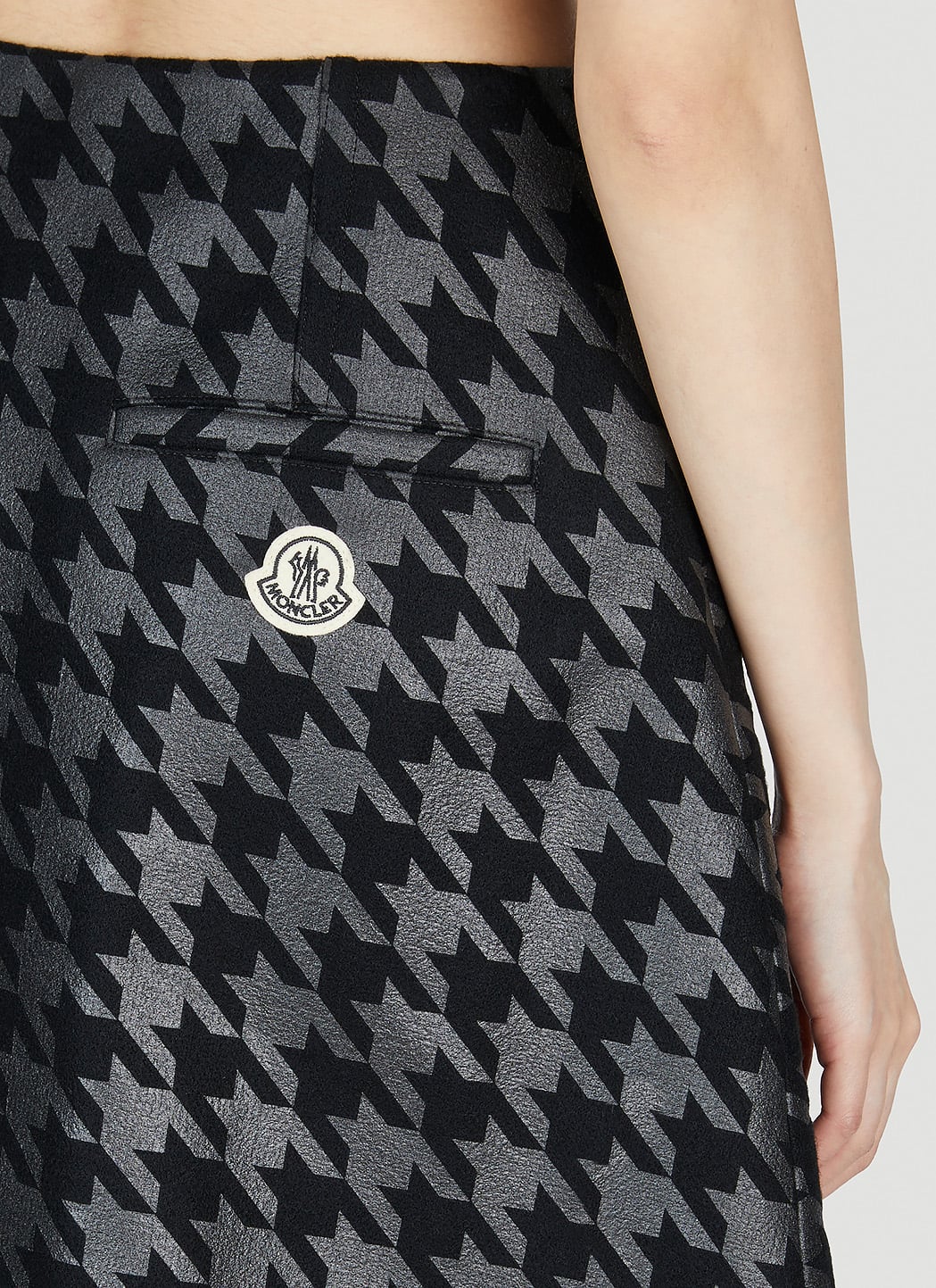 7 Moncler Fragment Women Houndstooth Mini Skirt MONCLER