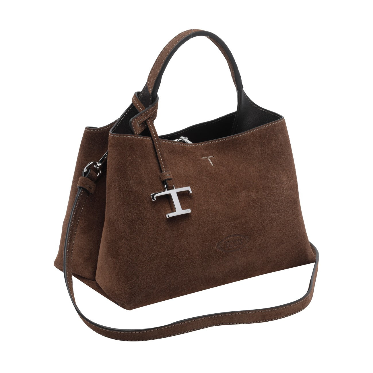 Tod's Women Micro Leather Handbag With T Timeless Charm TOD'S