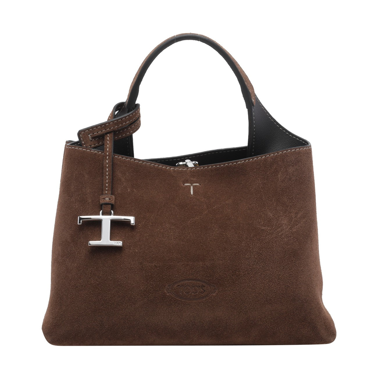Tod's Women Micro Leather Handbag With T Timeless Charm TOD'S