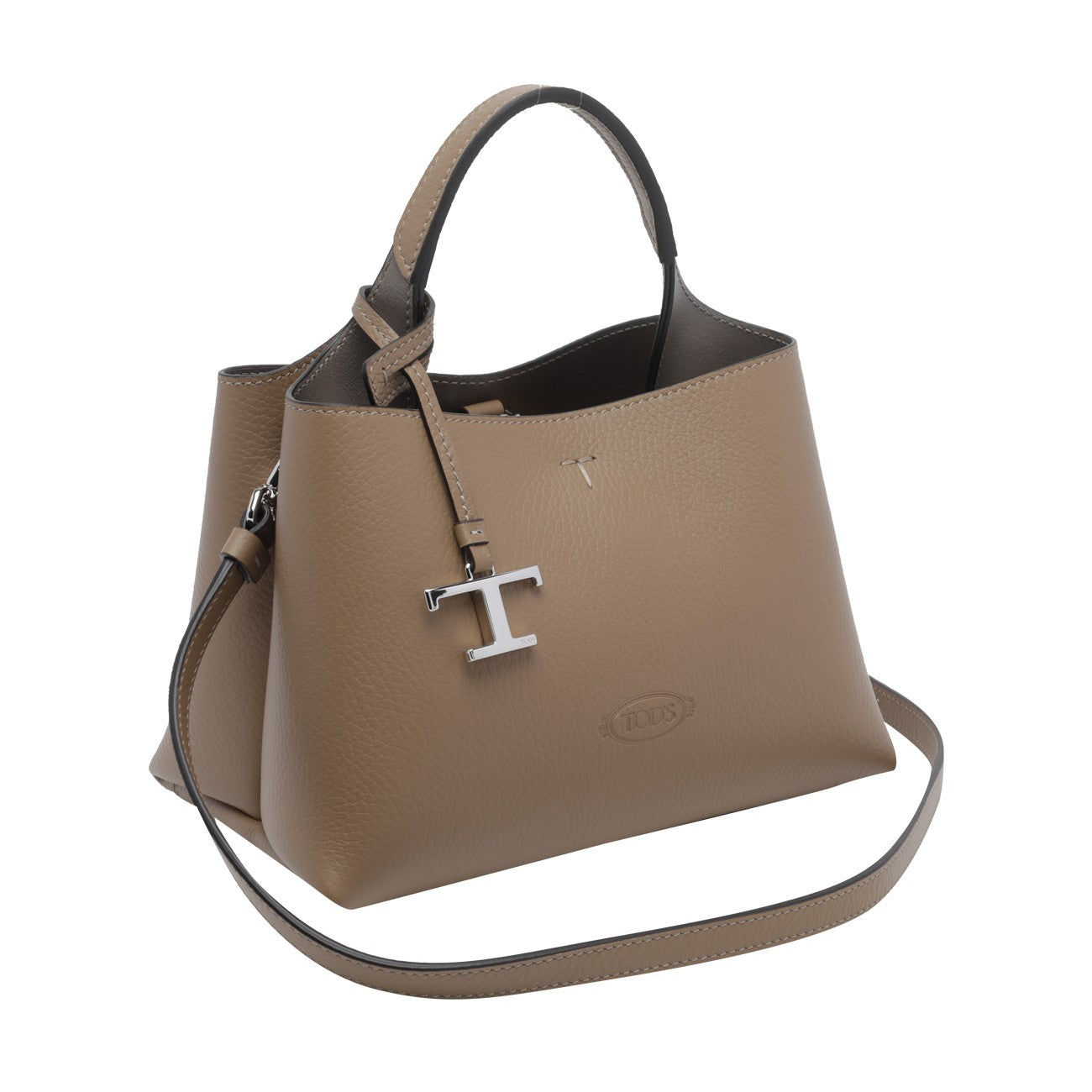 Tod's Women Micro Leather Handbag With T Timeless Charm TOD'S