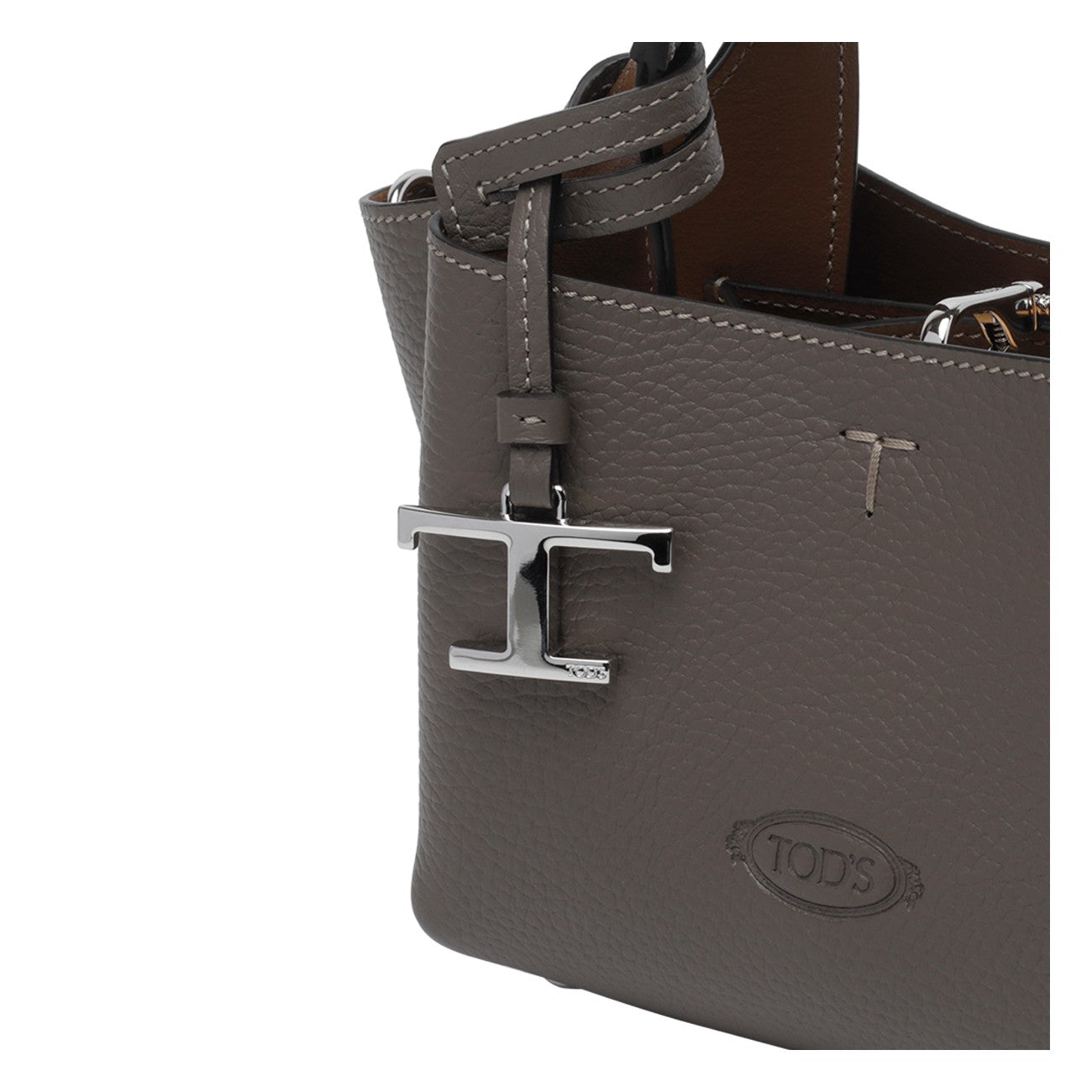 Tod's Women Micro Leather Handbag With T Timeless Pendant TOD'S
