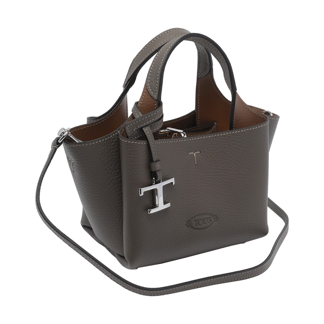 Tod's Women Micro Leather Handbag With T Timeless Pendant TOD'S