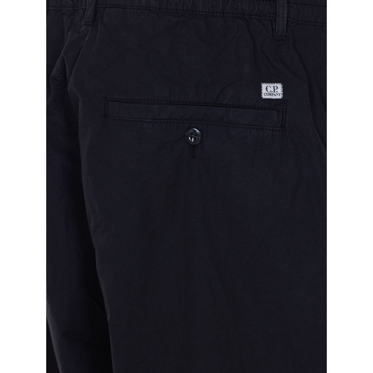 C.P. Company Men Micro-Reps Pants With Logo Lens C.P. COMPANY