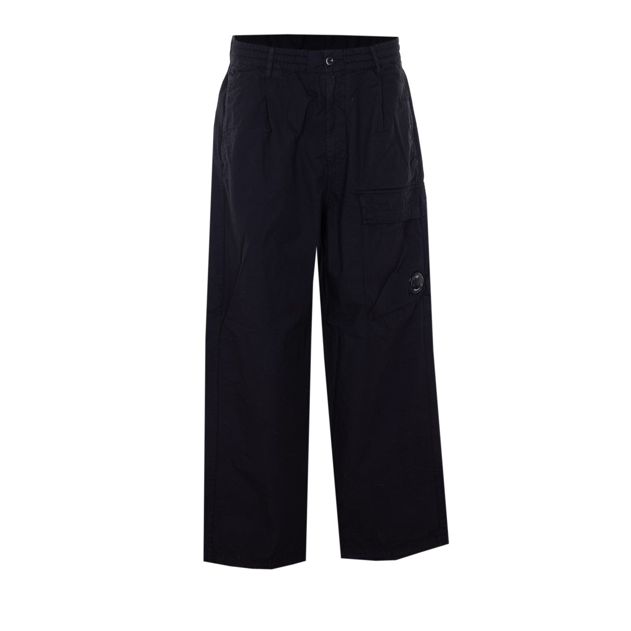 C.P. Company Men Micro-Reps Pants With Logo Lens C.P. COMPANY