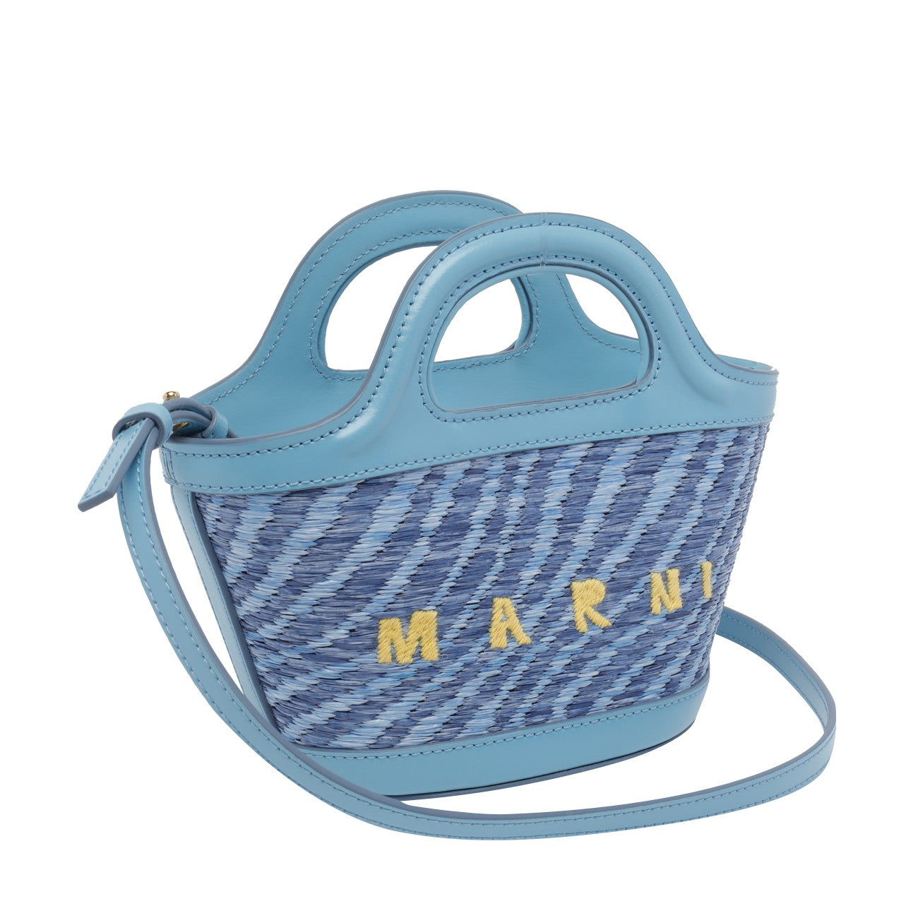 Marni Women Micro Tropicalia Handbag In Wavy-Raffia Effect Fabric MARNI