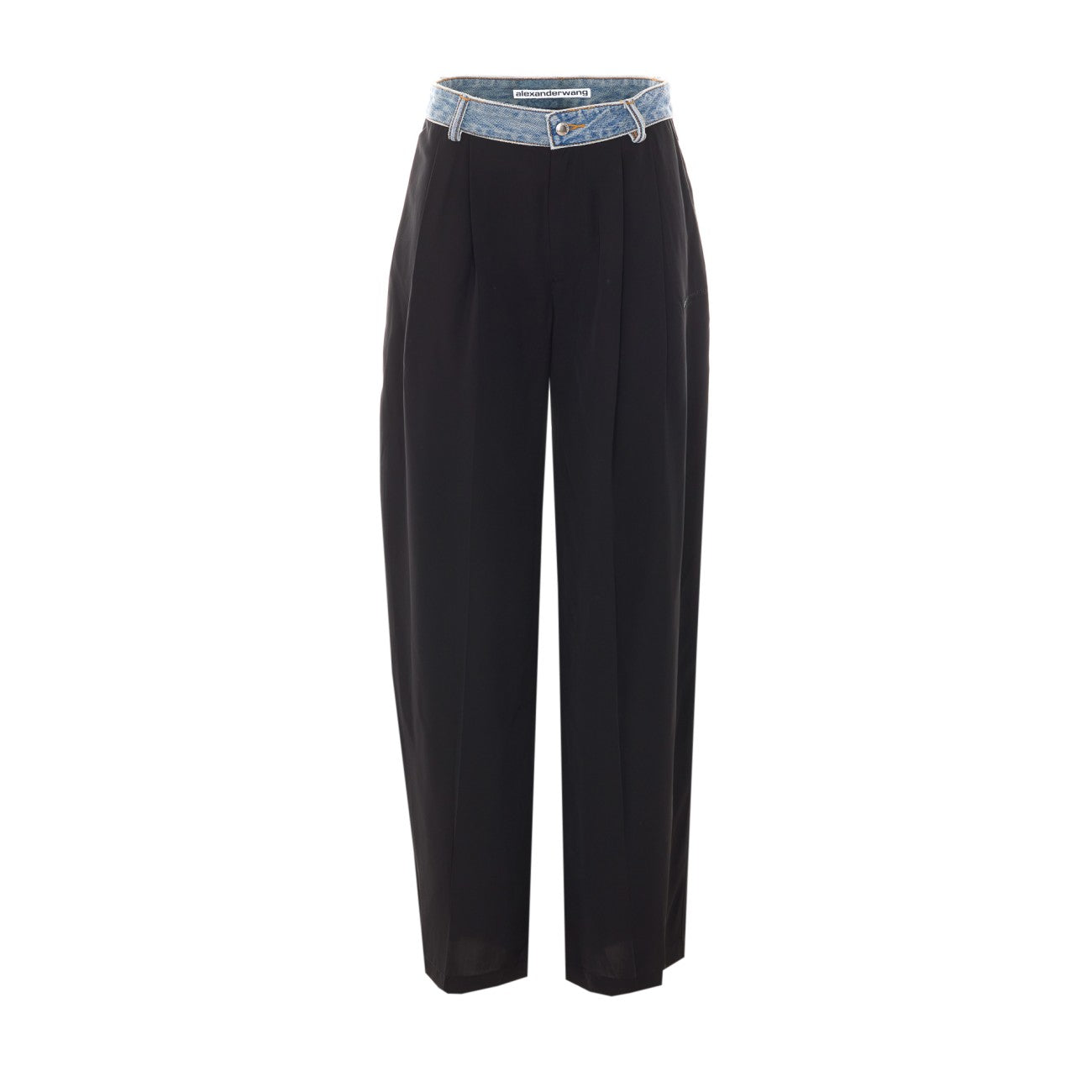 Alexander Wang Women Mid-Rise Denim Waistband Pants ALEXANDER WANG
