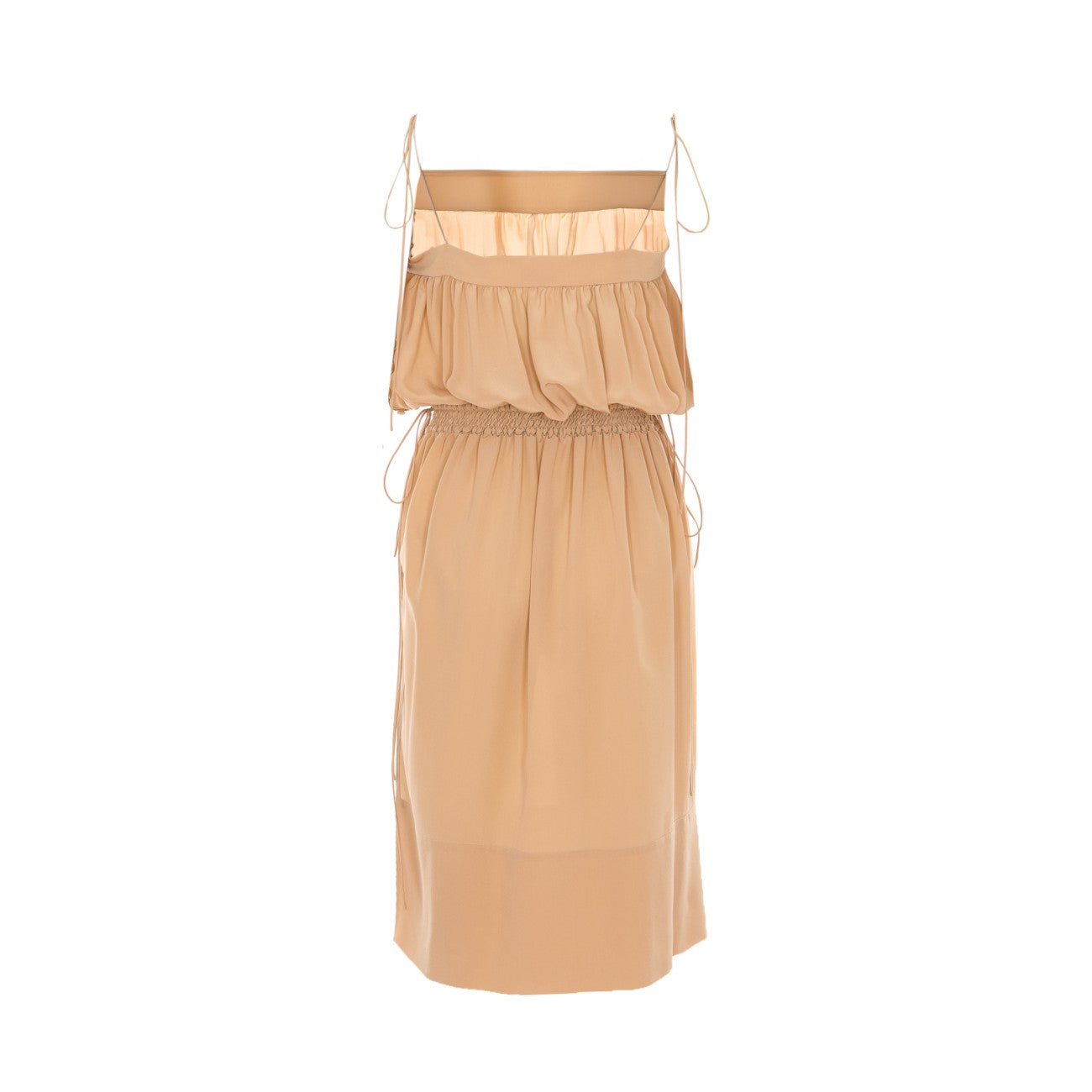 Saint Laurent Women Midi Balloon Dress SAINT LAURENT