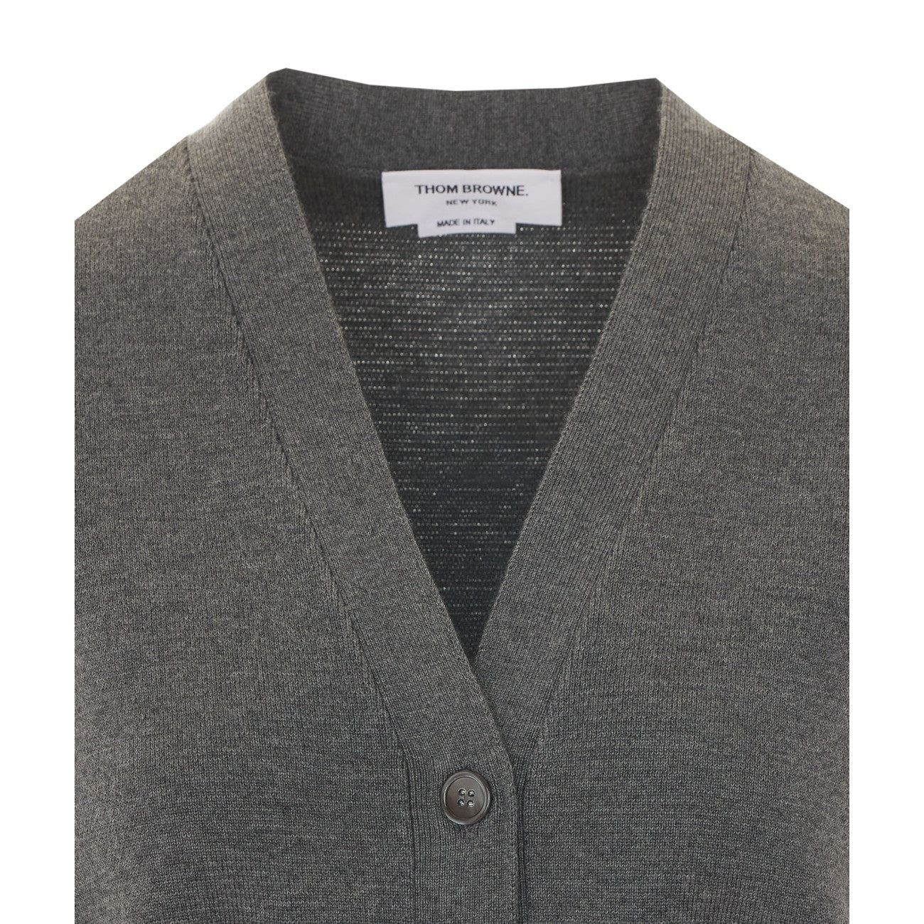 Thom Browne Women Milano Classic Cardigan With 4 Bar Stripe THOM BROWNE