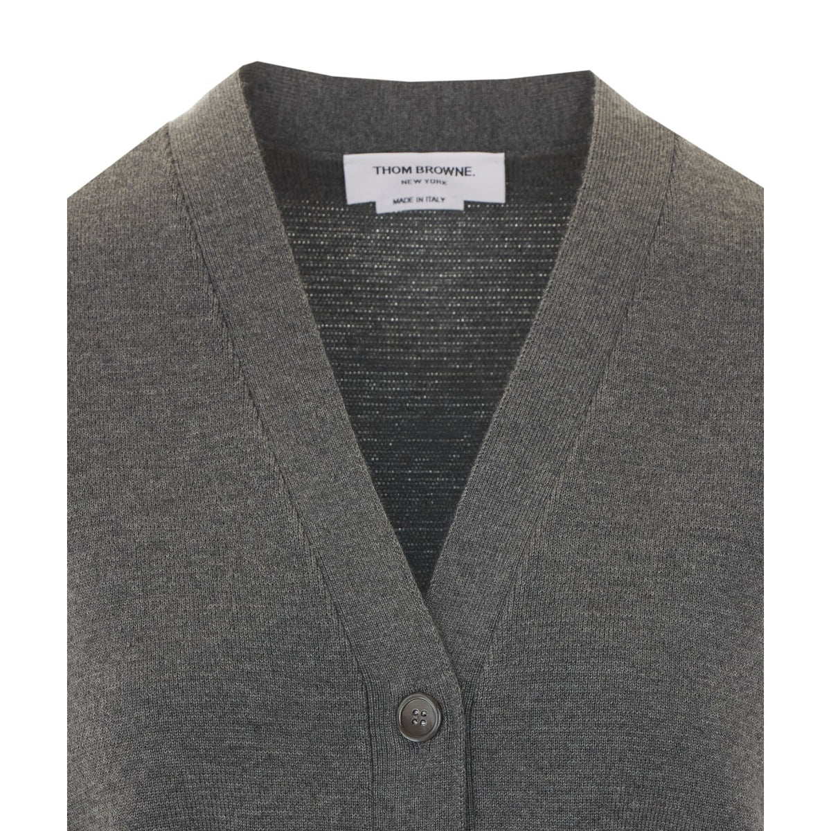 Thom Browne Women Thom Browne Women Milano Classic Cardigan With 4 Bar Stripe THOM BROWNE