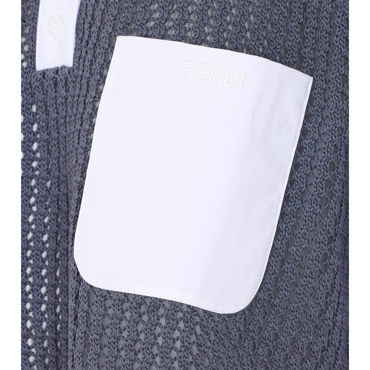 Fendi Women Military Mesh Polo FENDI