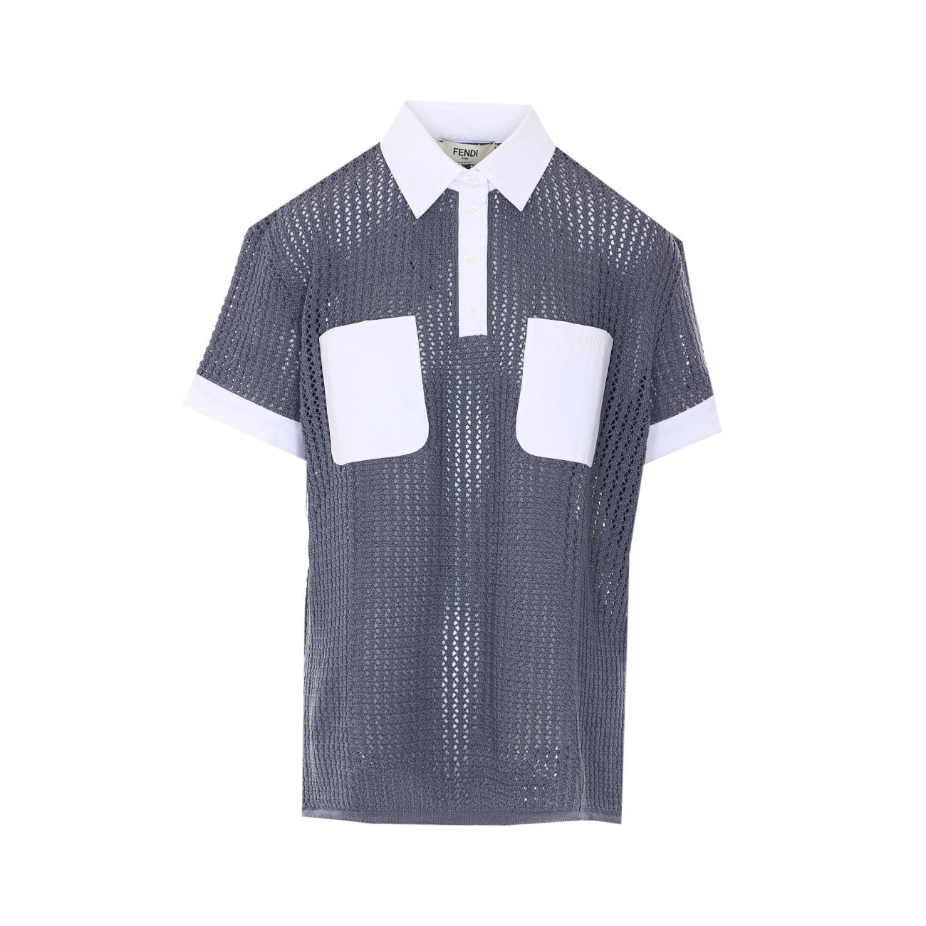 Fendi Women Military Mesh Polo FENDI