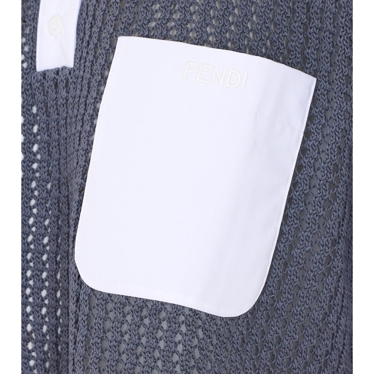 Fendi Women Military Mesh Polo FENDI