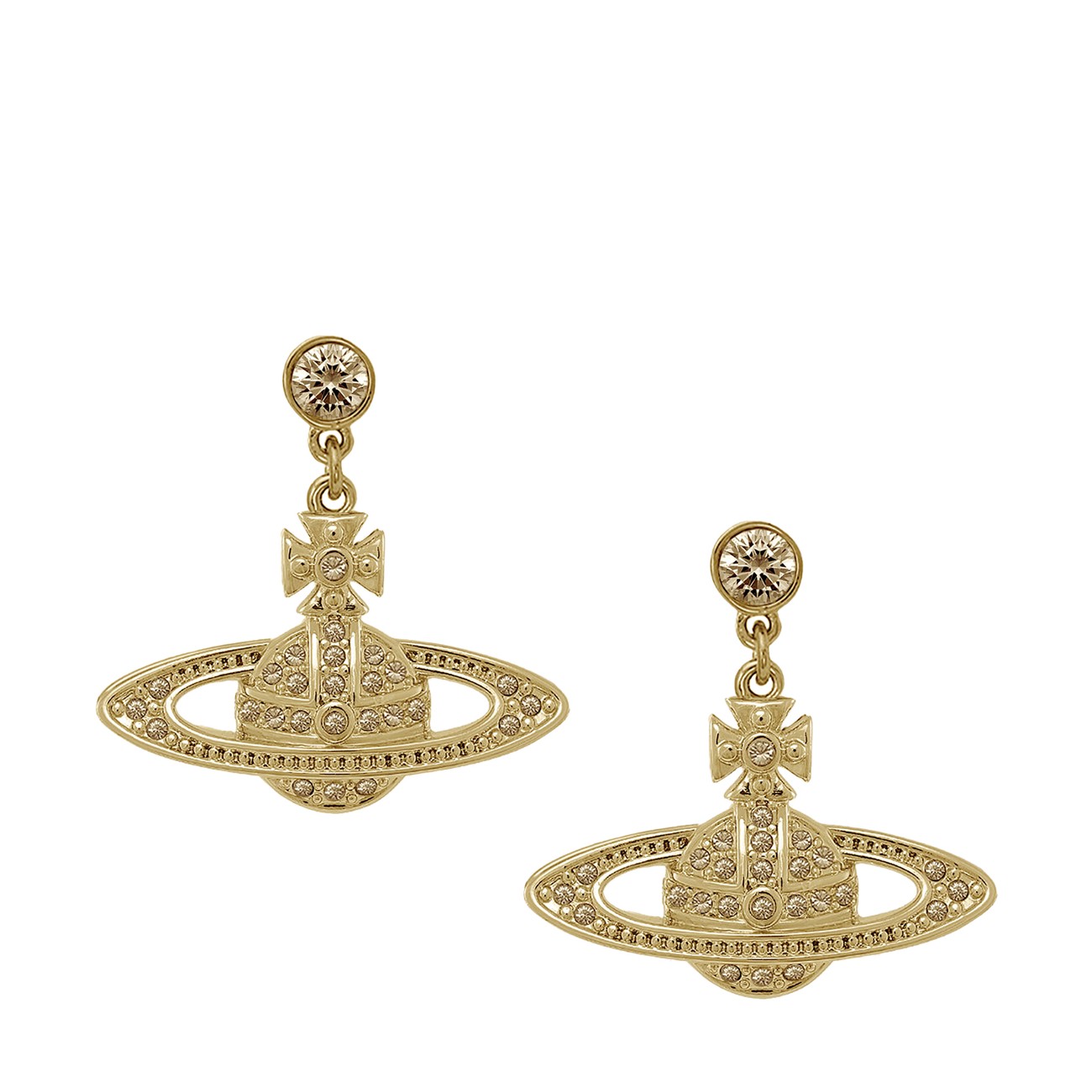 Vivienne Westwood Women Mini Bas Relief Drop Earrings VIVIENNE WESTWOOD