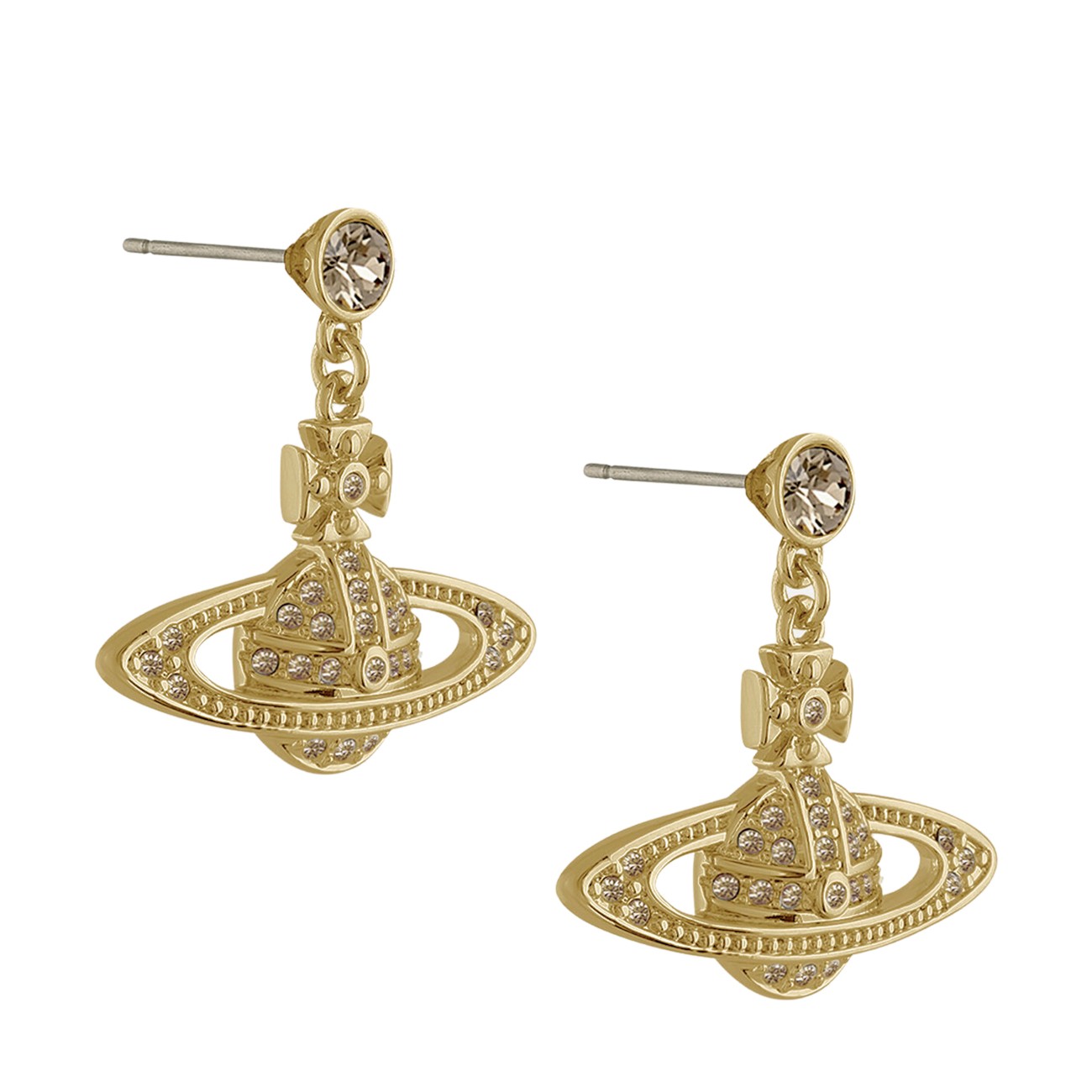 Vivienne Westwood Women Mini Bas Relief Drop Earrings VIVIENNE WESTWOOD