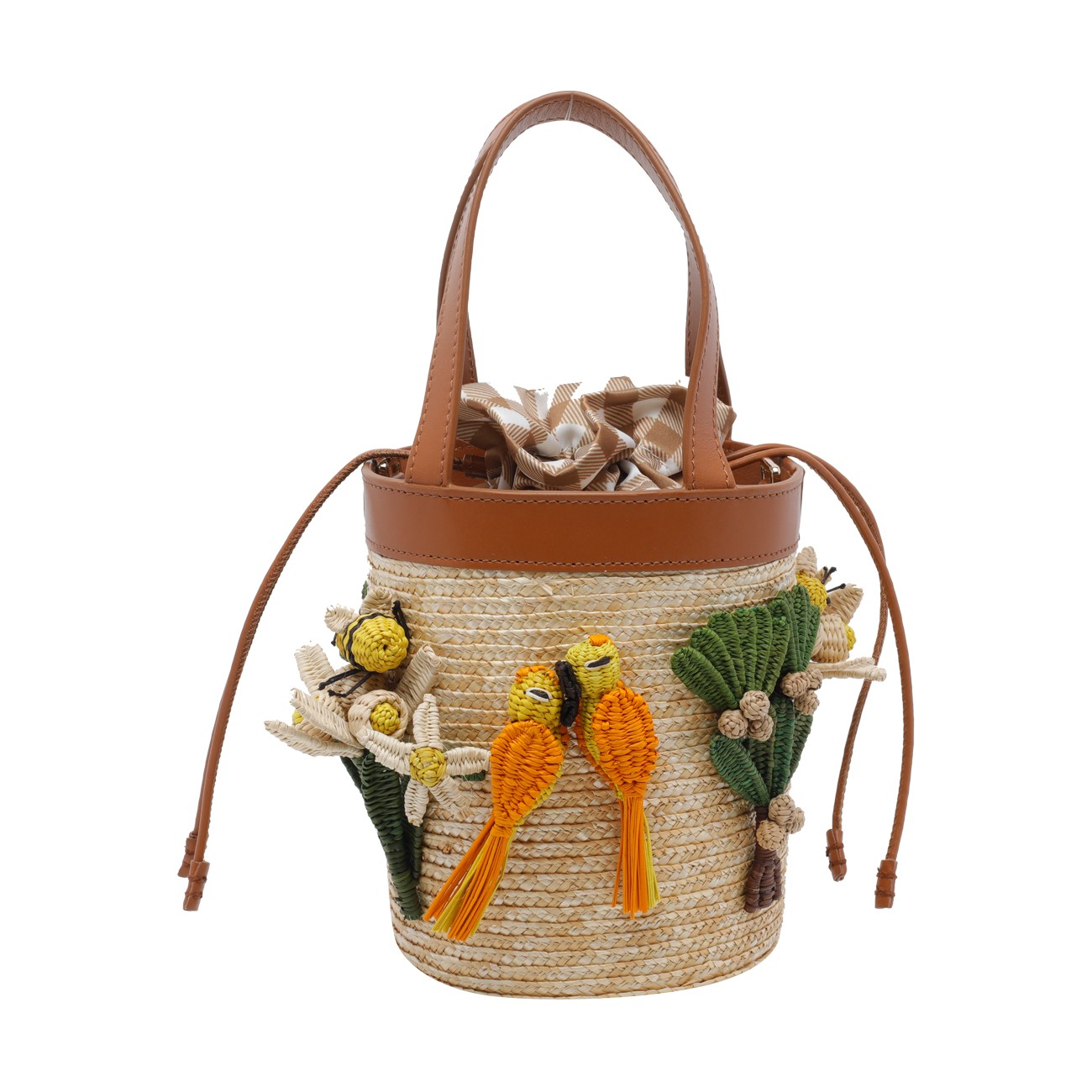 Aquazzura Women Mini Birdsong Bucket Bag AQUAZZURA