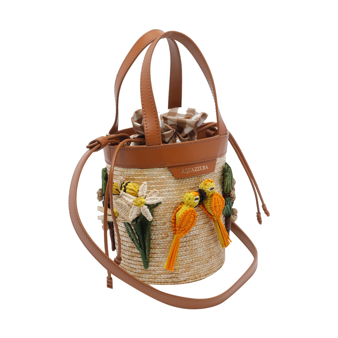 Aquazzura Women Mini Birdsong Bucket Bag AQUAZZURA