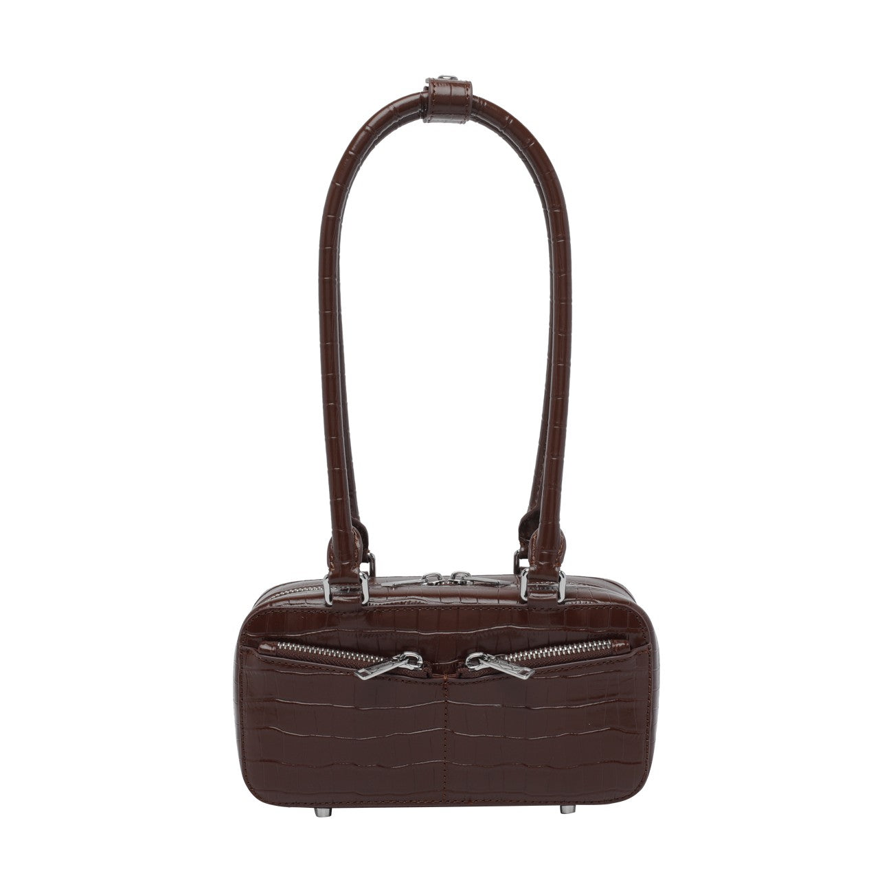 Self Portrait Women Mini Croc Leather Shoulder Bag SELF-PORTRAIT