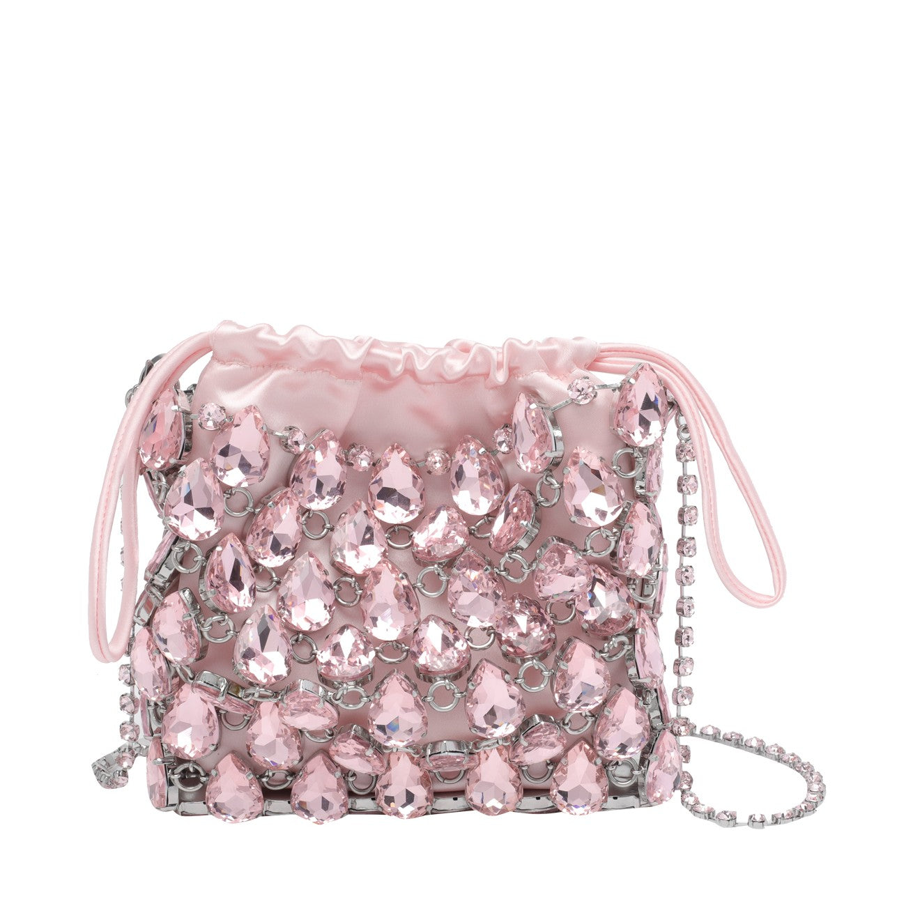 Self Portrait Women Mini Crystal Chainmail Handbag SELF-PORTRAIT