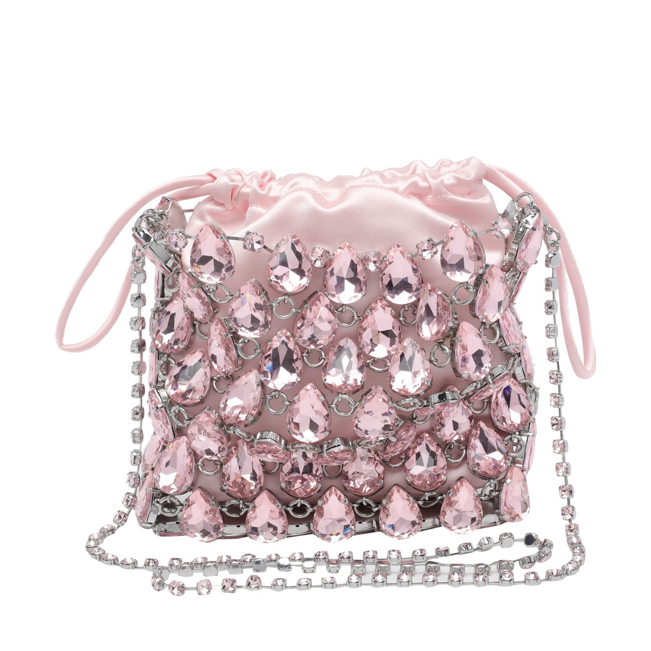 Self Portrait Women Mini Crystal Chainmail Handbag SELF-PORTRAIT