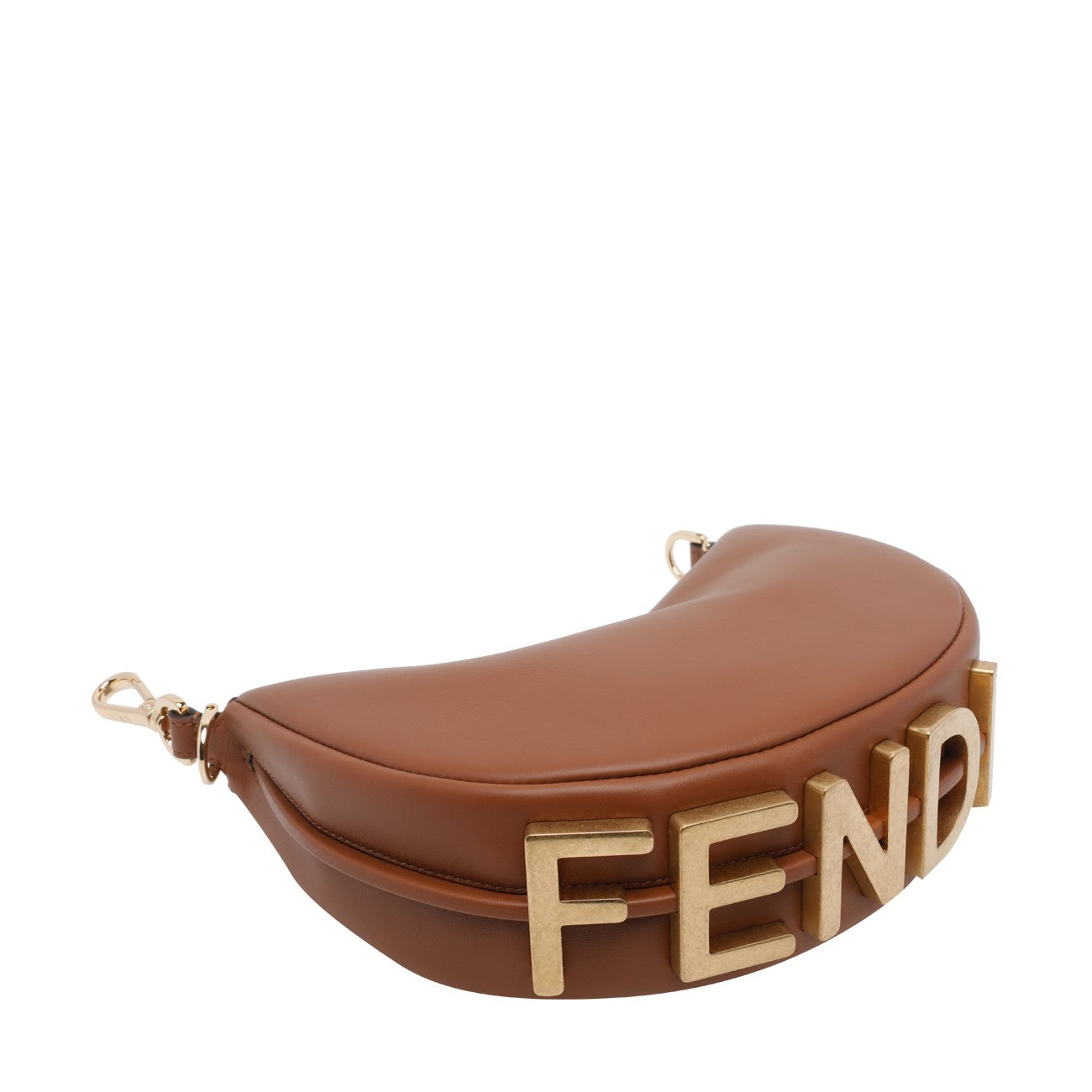 Fendi Women Mini Fendigraphy Denim Hobo Bag FENDI