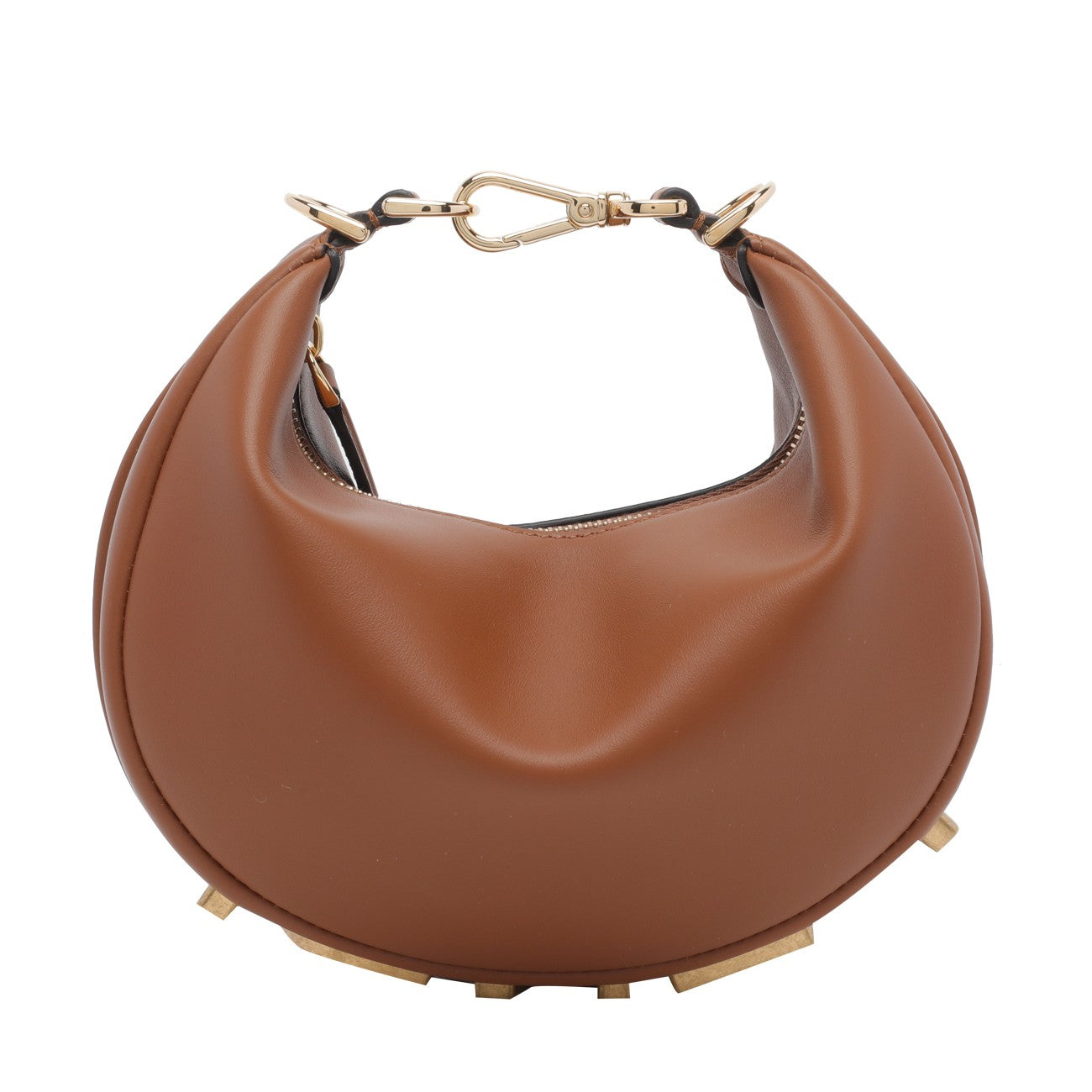Fendi Women Mini Fendigraphy Denim Hobo Bag FENDI