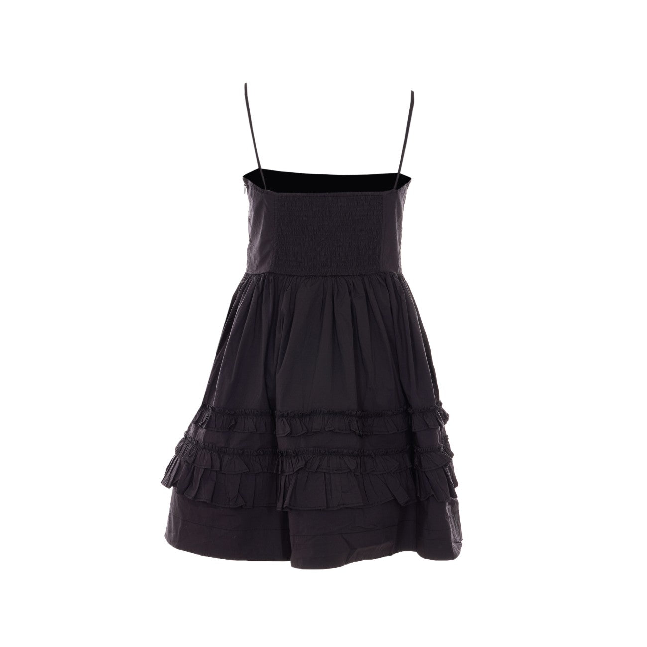 Ganni Women Mini Frill Dress GANNI